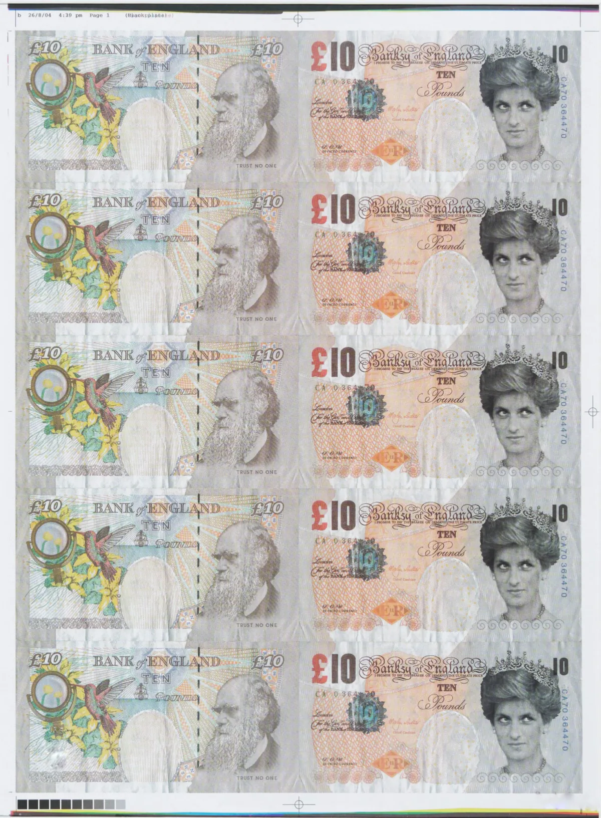 Banksy Di Faced Tenner