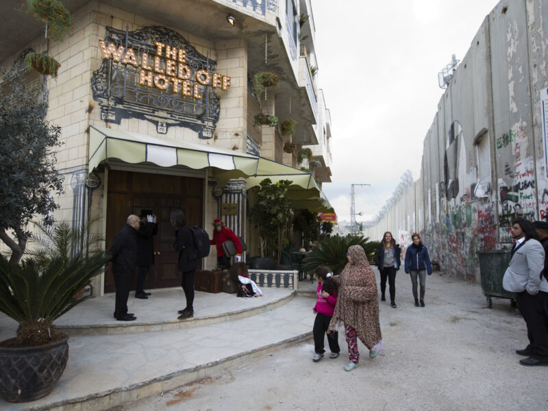 Banksy's The Walled Off Hotel Reopens