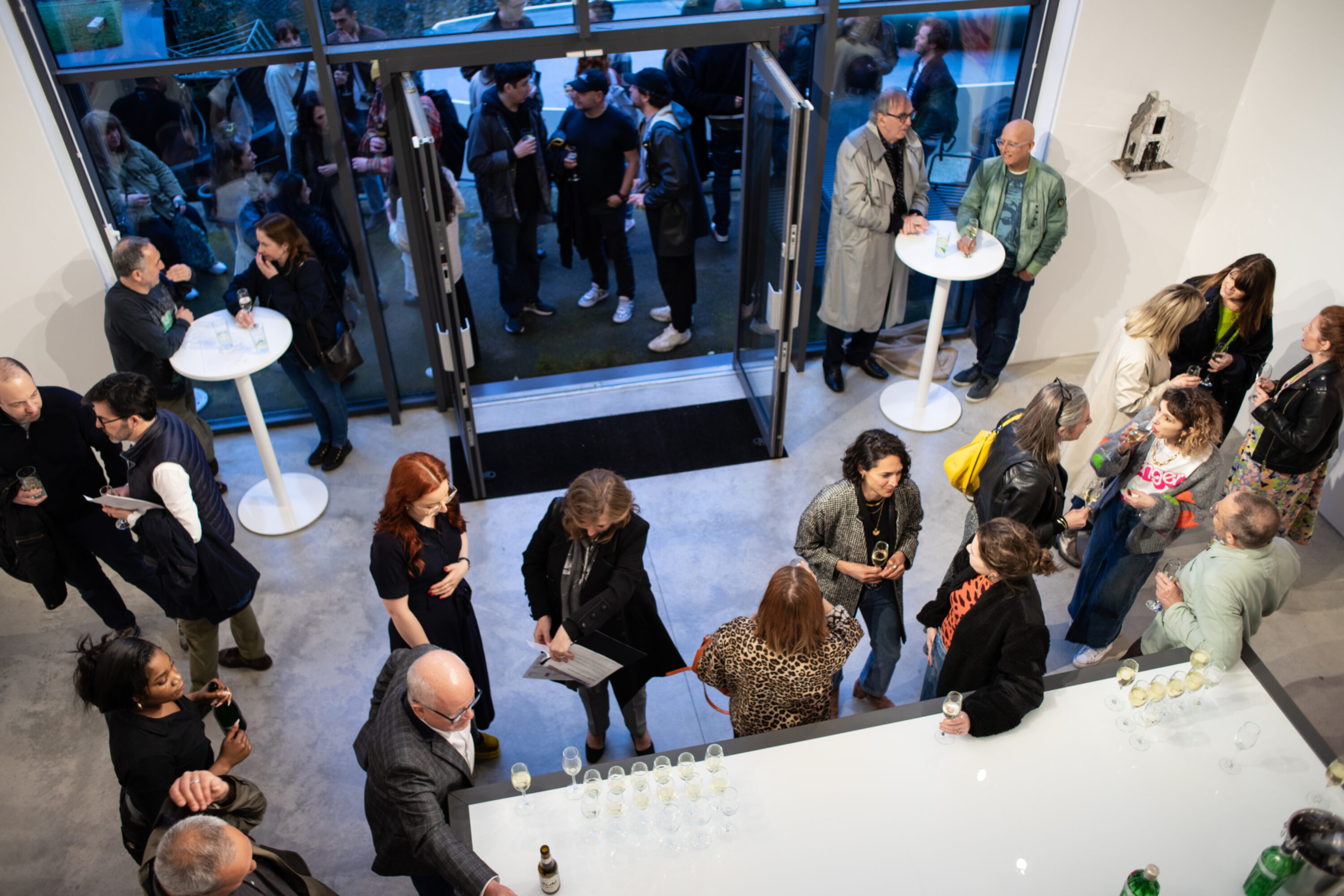 The private view night in full flow