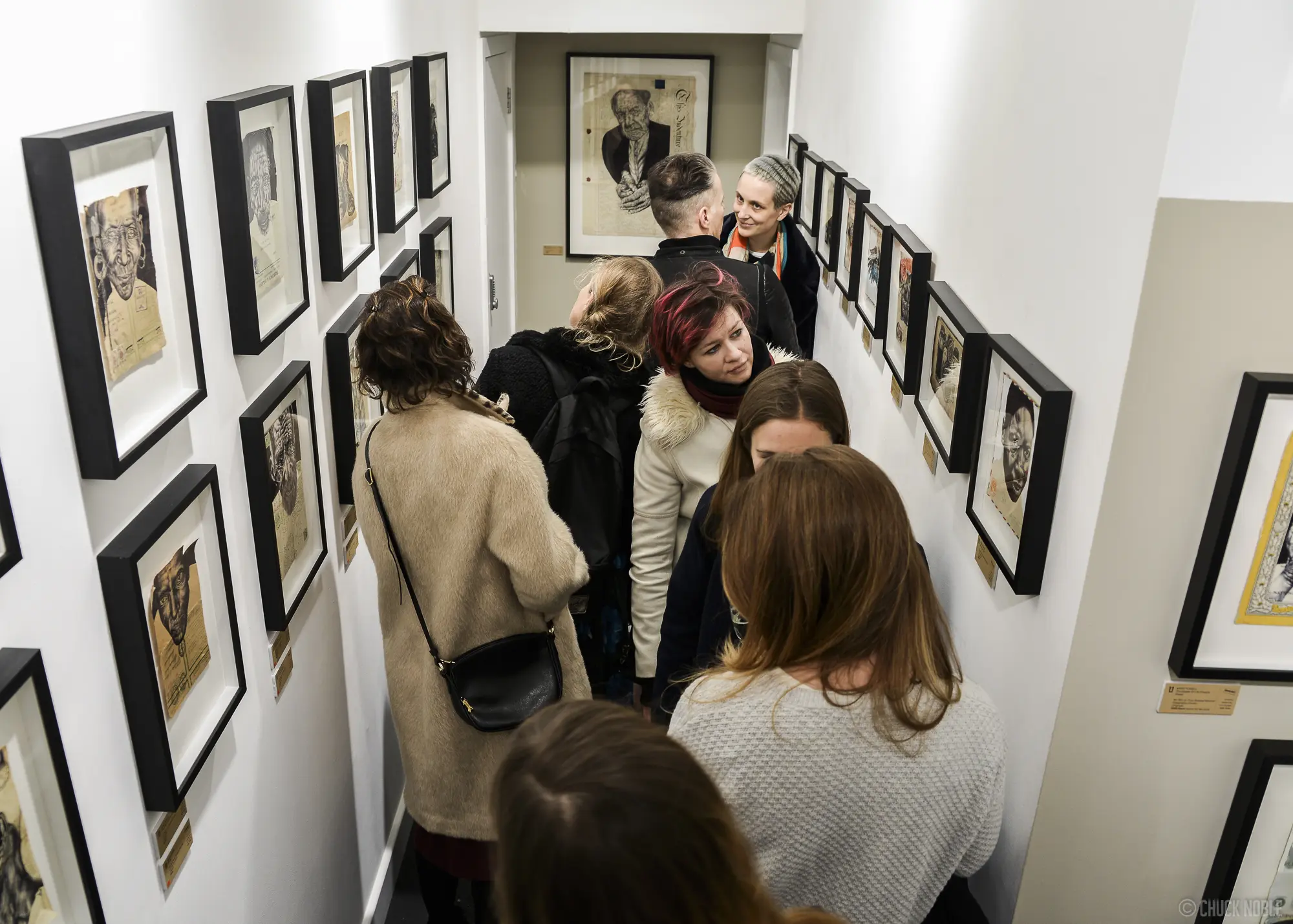 Installation views of Mark Powell's 2016 exhibition Anthropology at Hang-Up Gallery.