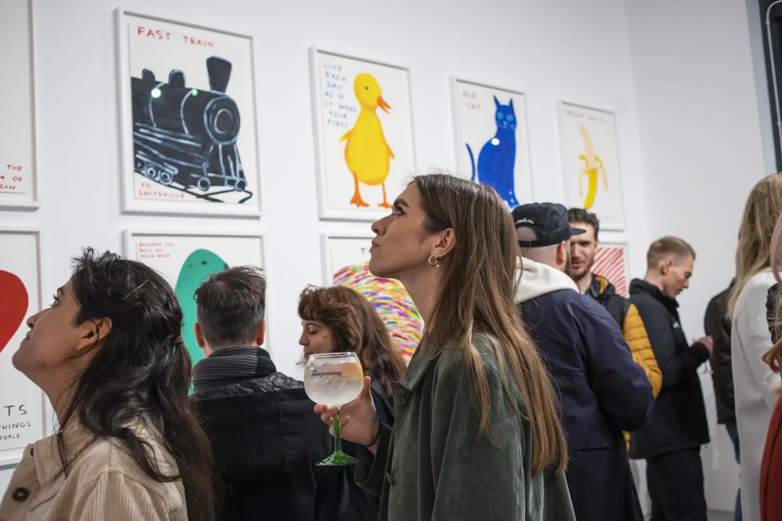 David Shrigley: Mainly Multiples, Some Paintings & Other Stuff Too private view