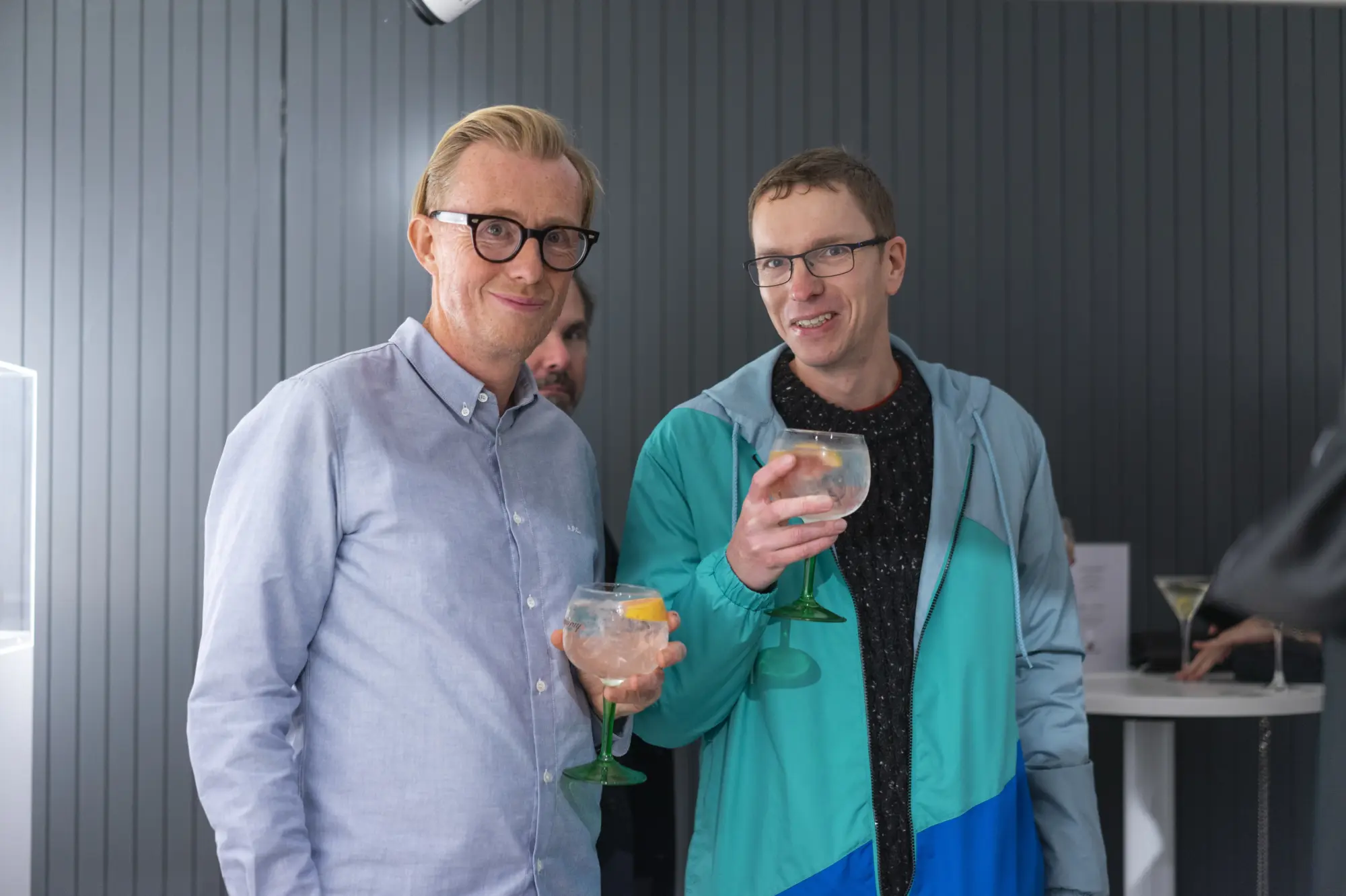 Gallery Director, Ben Cotton with Simon Todd, Artscapy.