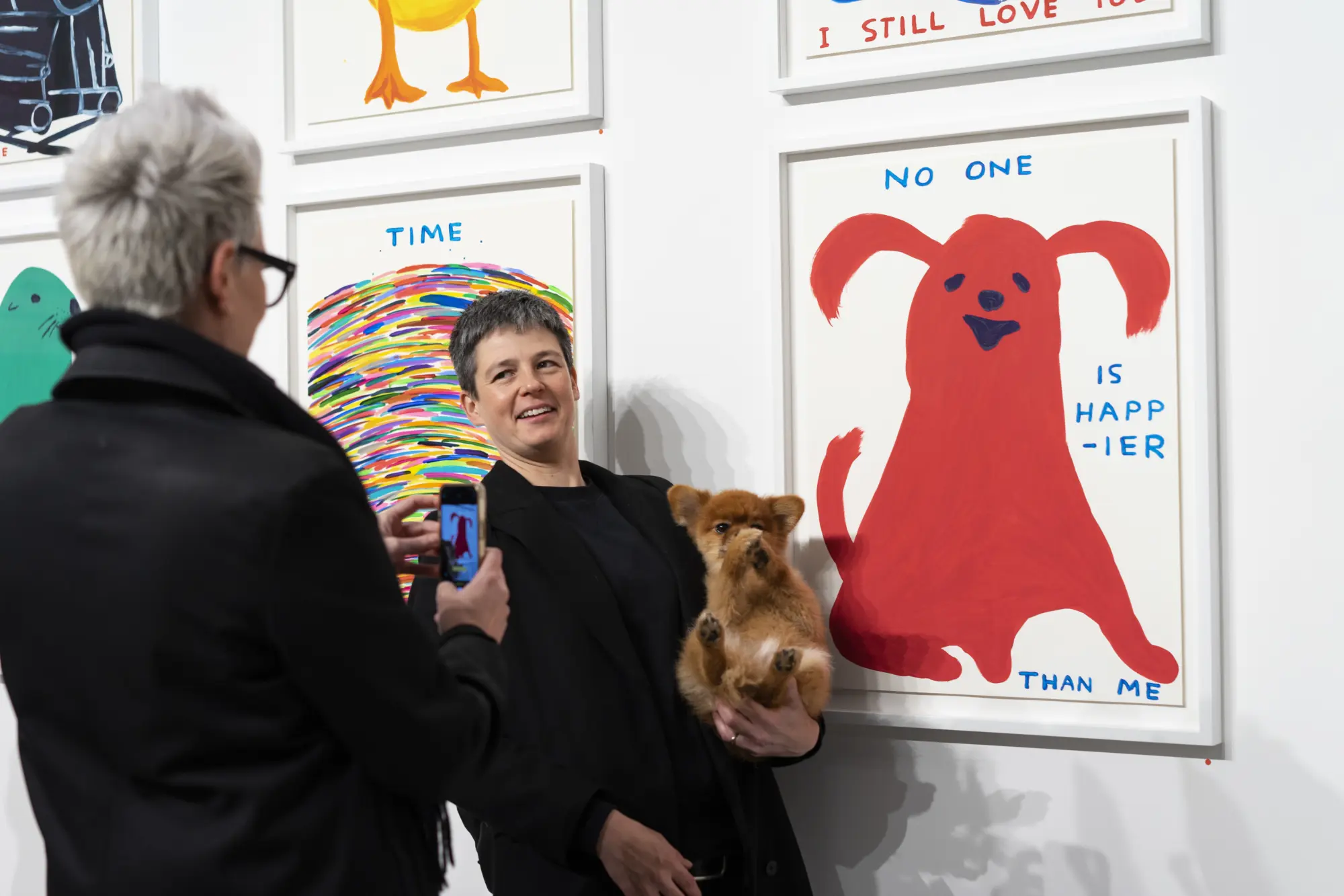 Gallery Director, Ben Cotton with Vala Bjork, London Art Fair's Gallery Relations Manager