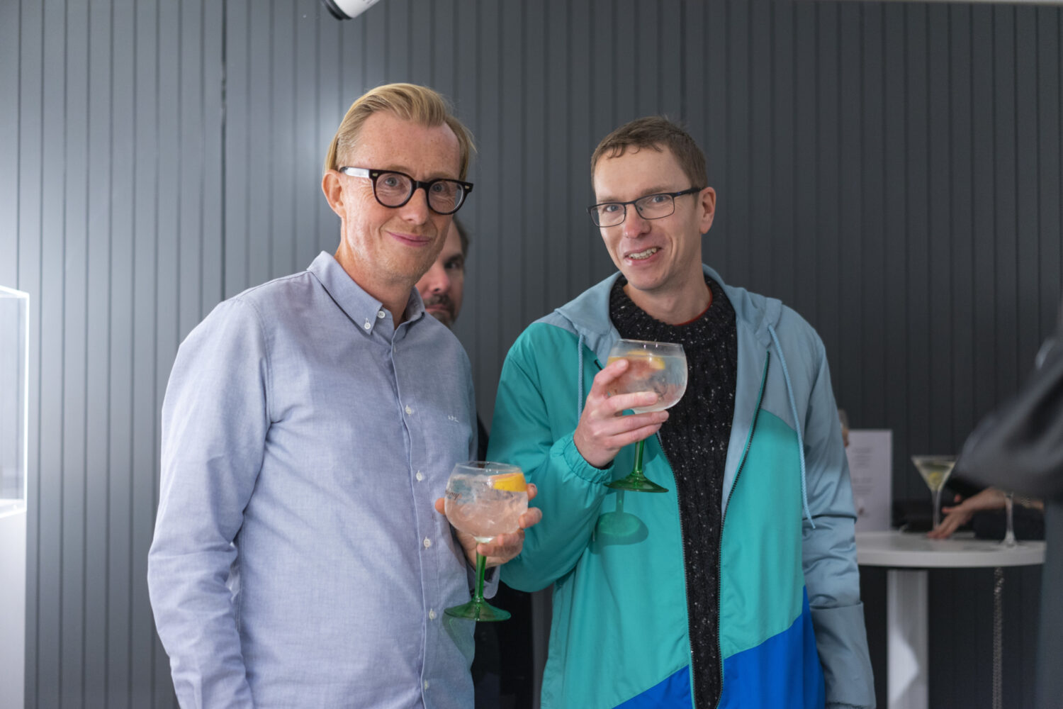 Gallery Director, Ben Cotton with Simon Todd, Artscapy.