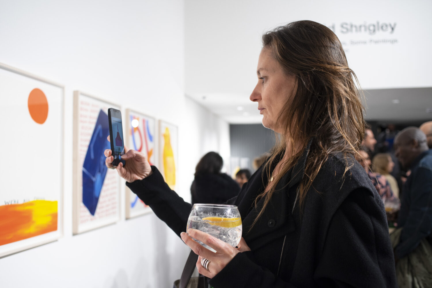 Guests enjoying their drinks, kindly supplied by Tanqueray and Taste PR