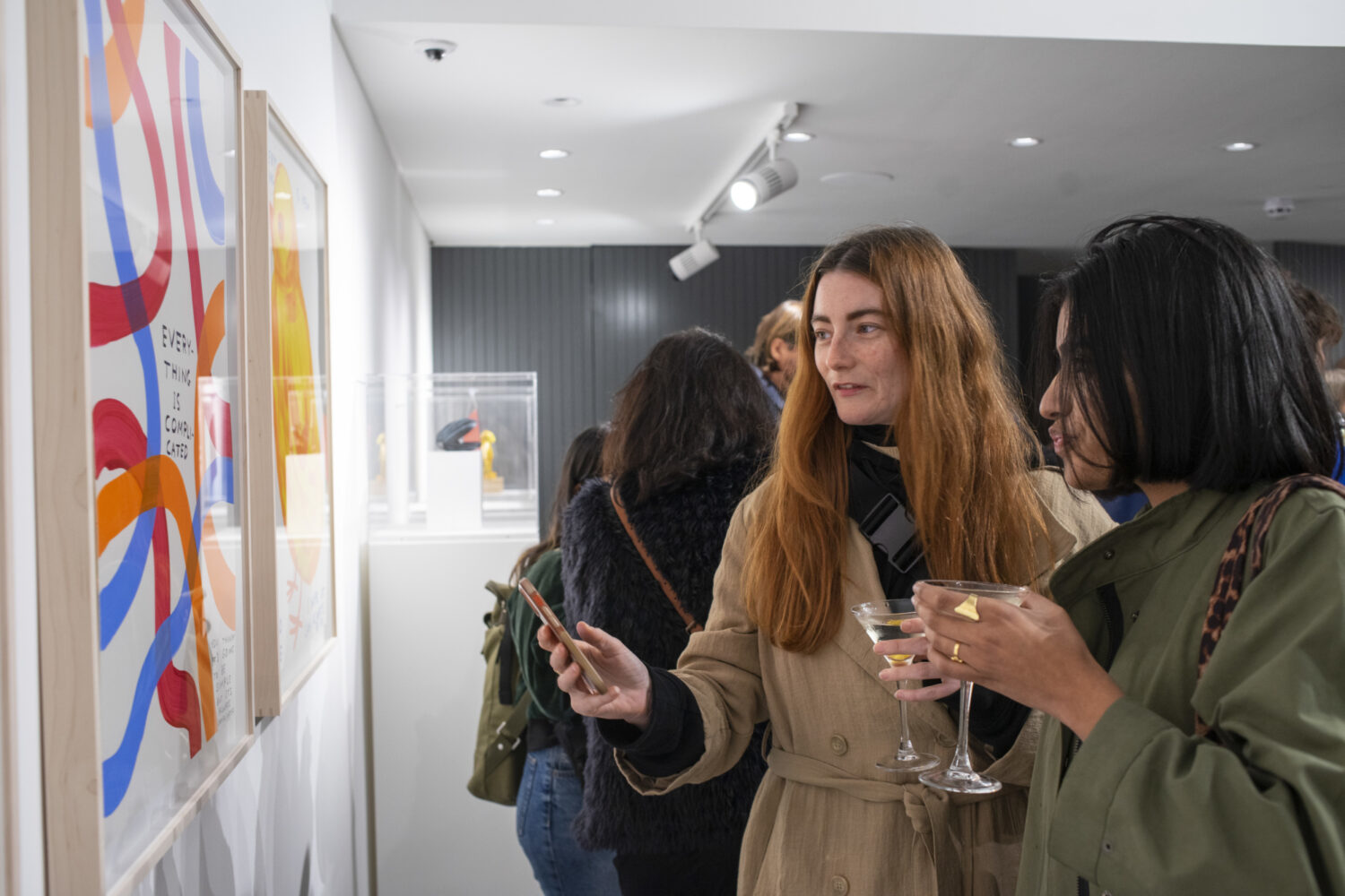 Guests enjoying their drinks, kindly supplied by Tanqueray and Taste PR