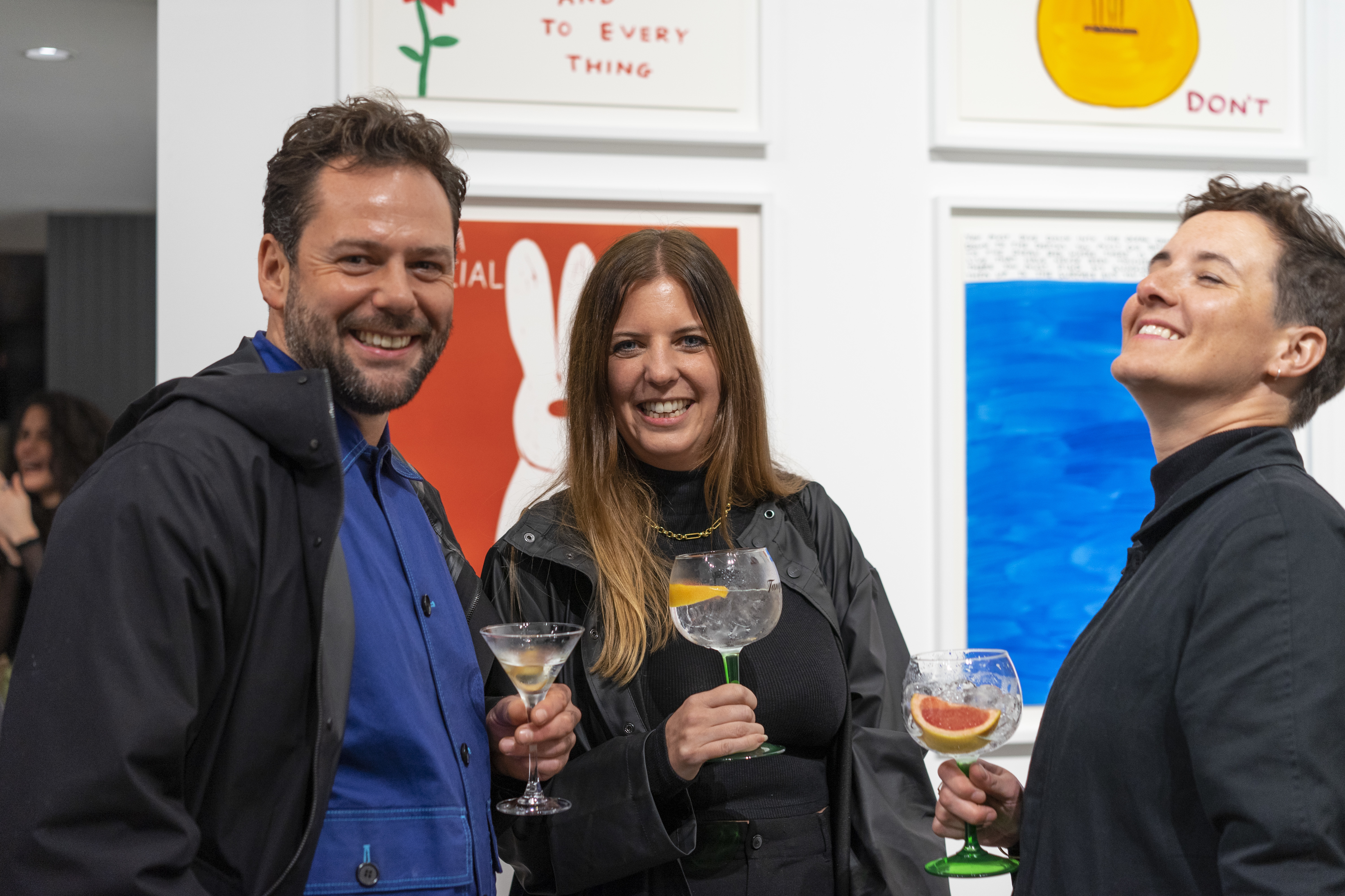 Guests enjoying their drinks, kindly supplied by Tanqueray and Taste PR.