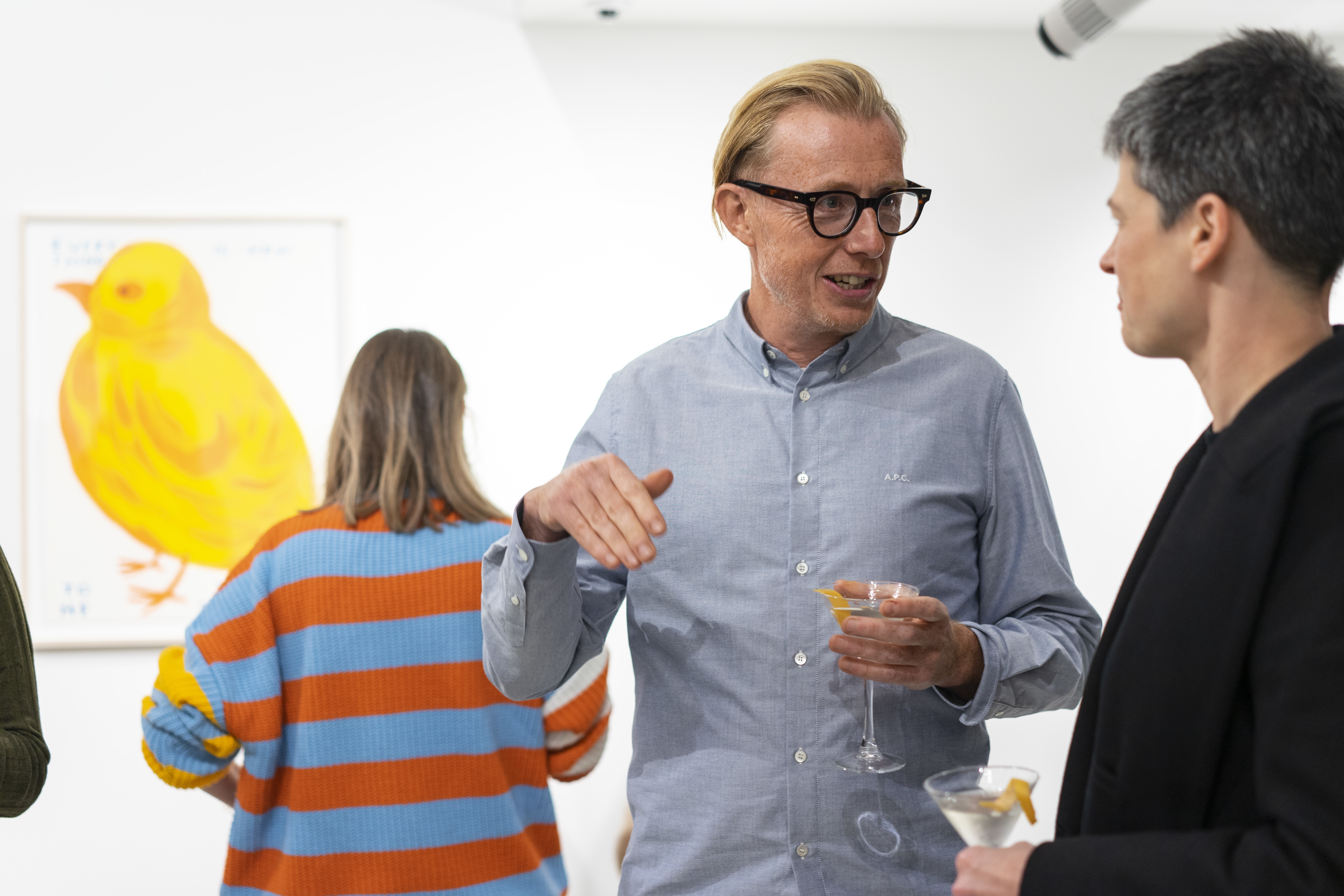 David Shrigley: Mainly Multiples, Some Paintings & Other Stuff Too private view, Hang-Up Gallery, London.