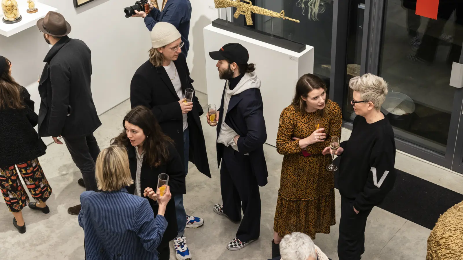 Fags, Birds and a Couple of Guns: A Retrospective of the Weird and Wonderful private view
