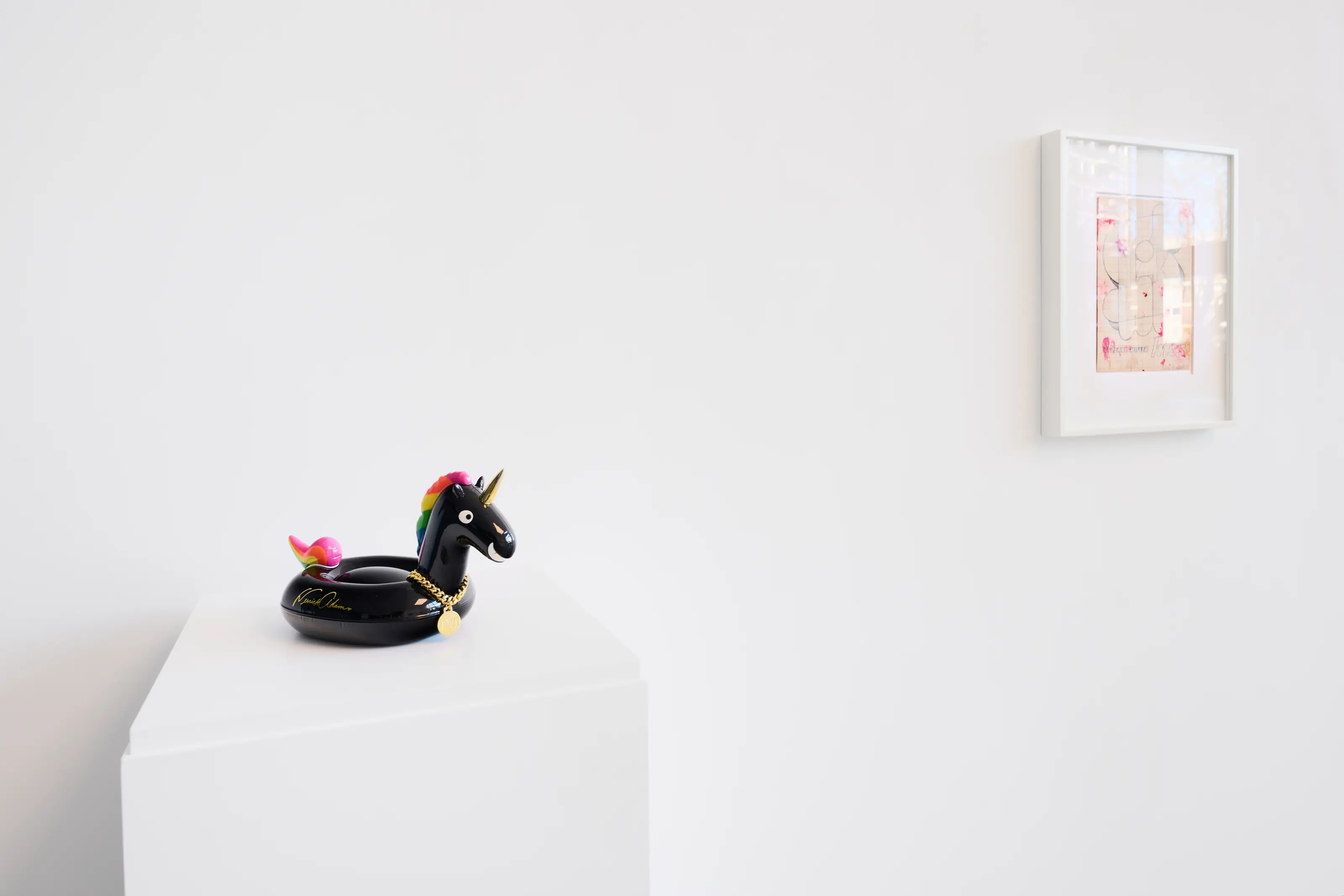 Derrick Adams, Good Luck Charm on display, Hang-Up Curates Vol. III. Hang-Up Gallery, London.