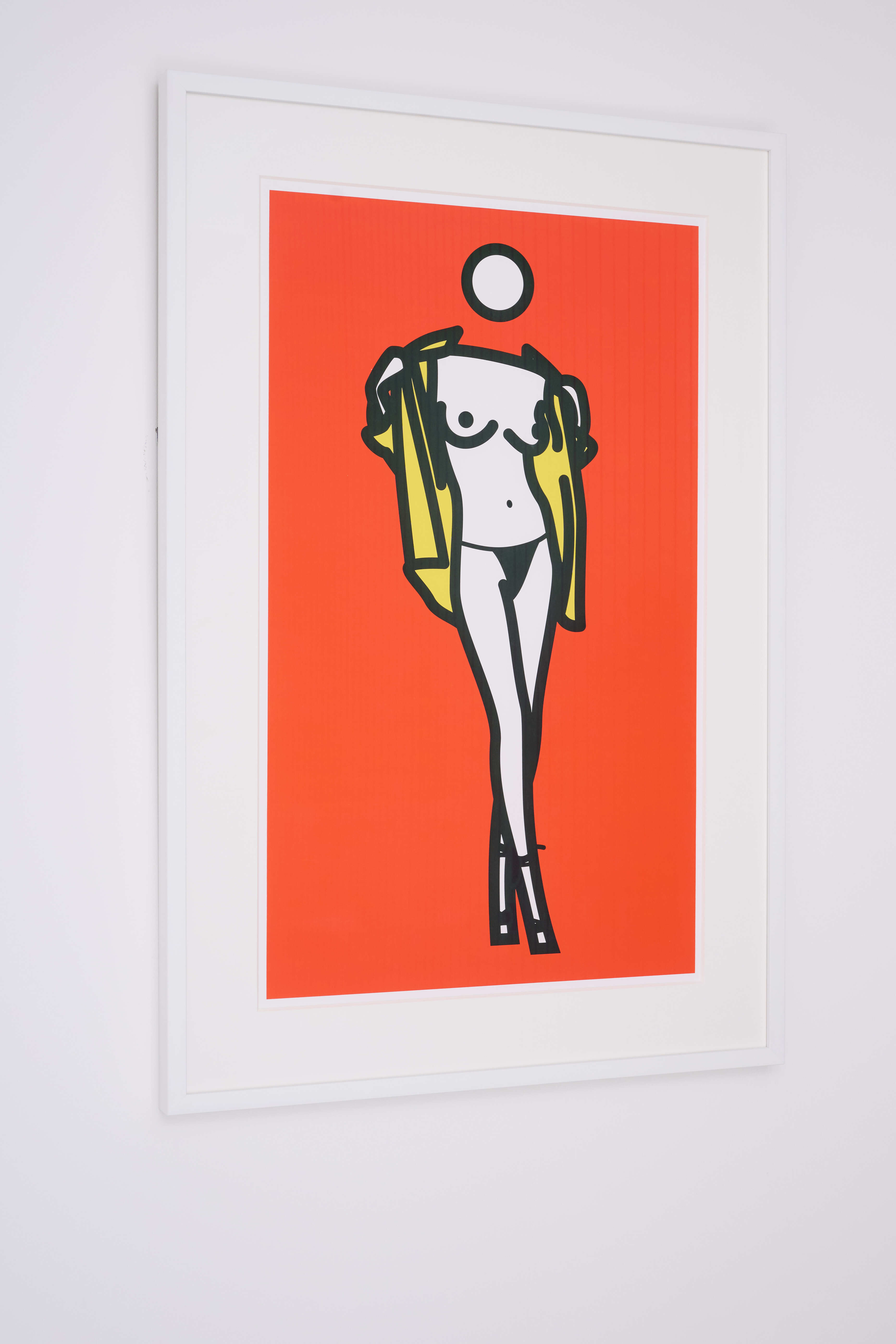 Julian Opie - Woman Taking Off Man's Shirt | Hang-Up Gallery