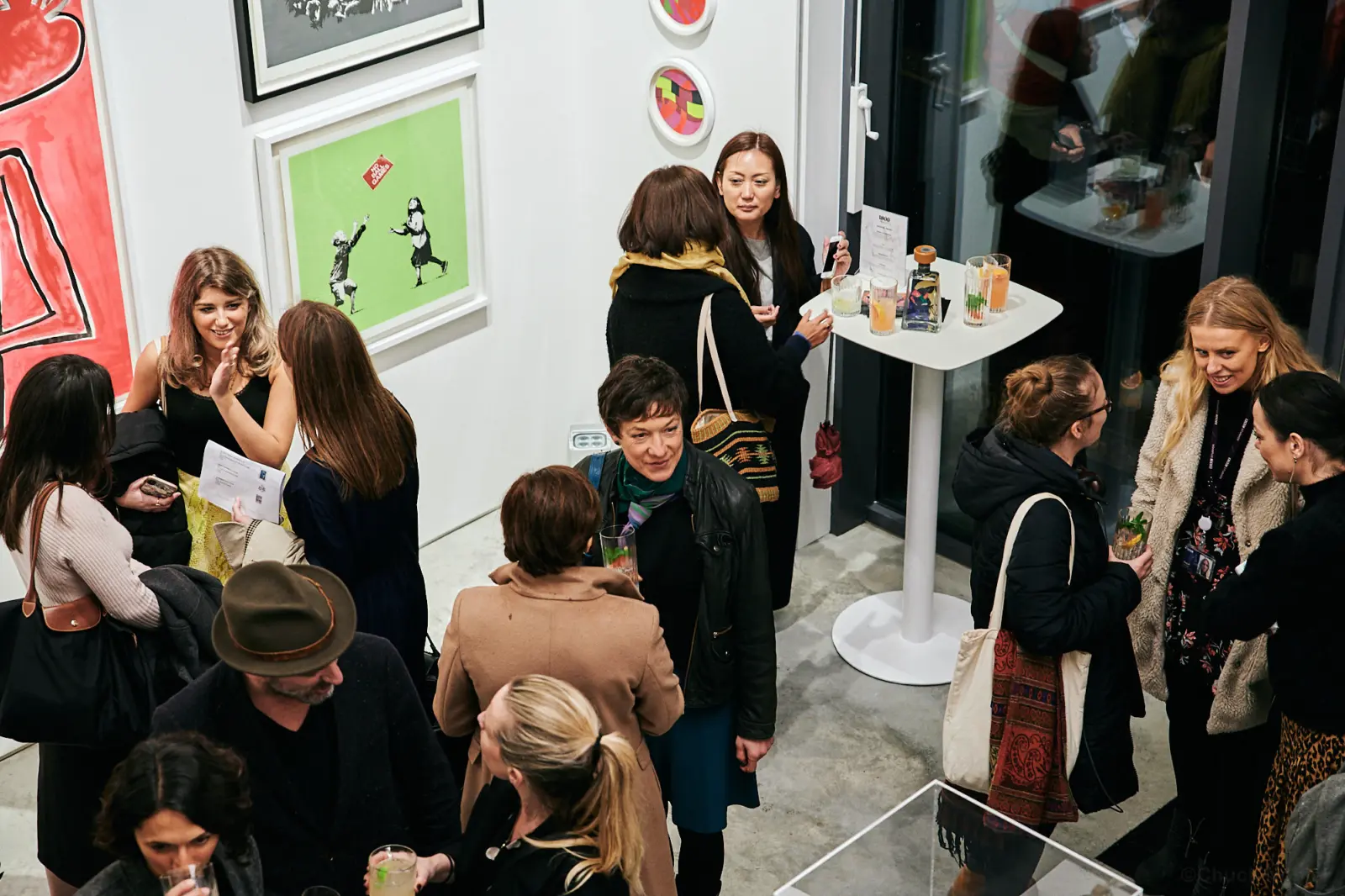 Hang-Up Gallery Launch private view