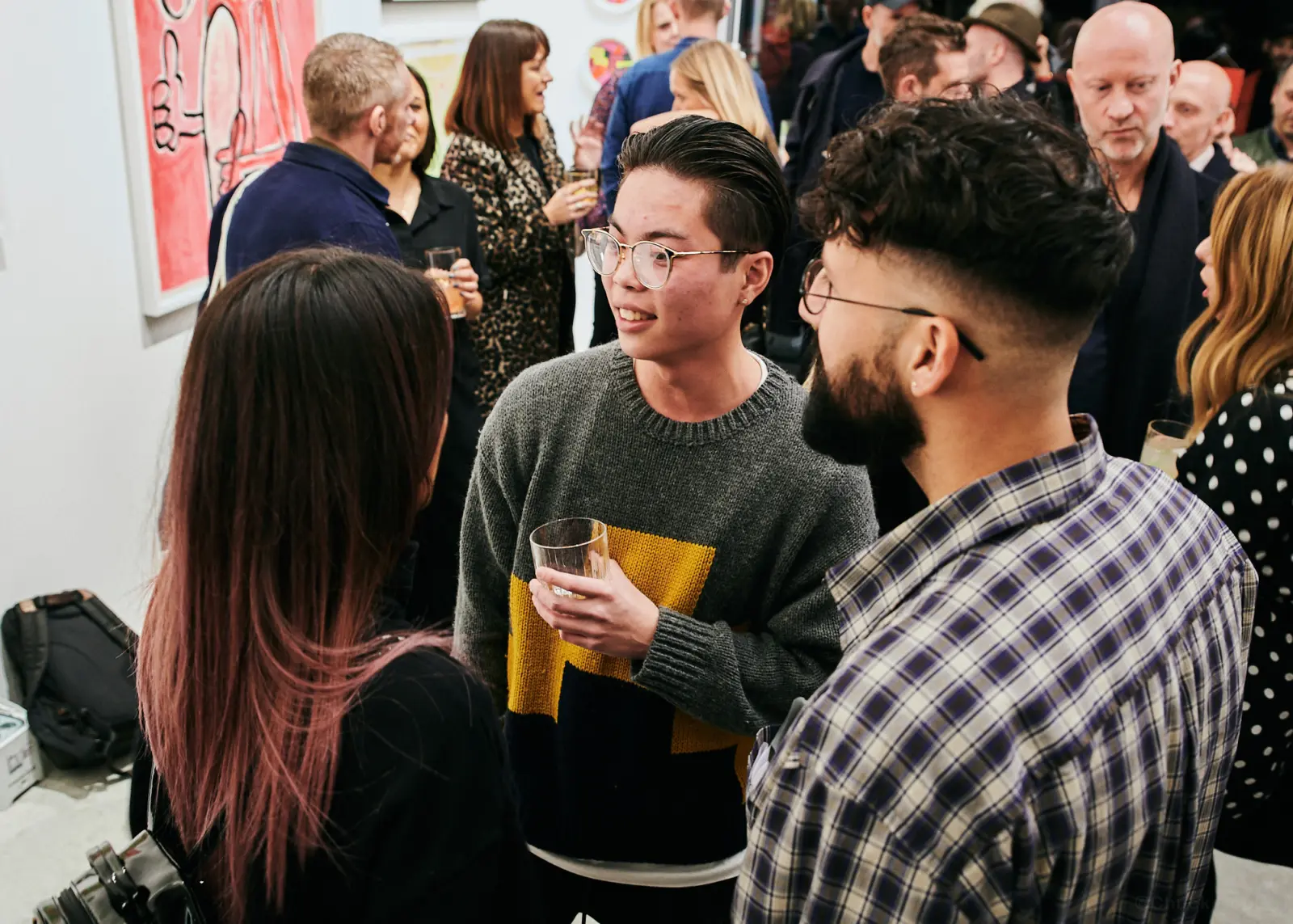 Hang-Up Gallery Launch private view