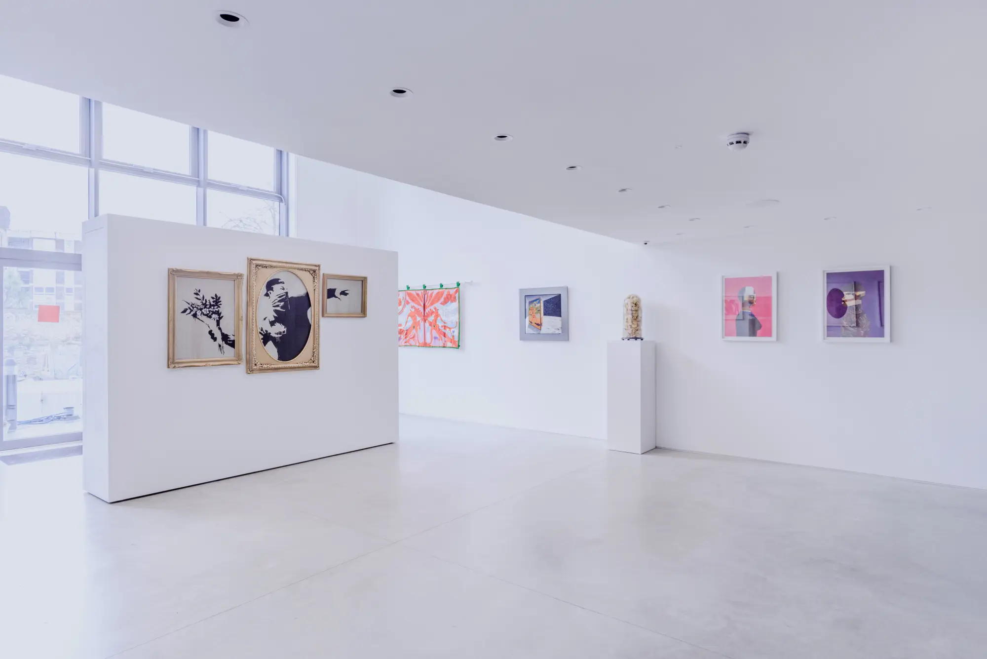 Thrower on display at Hang-Up Gallery, London.