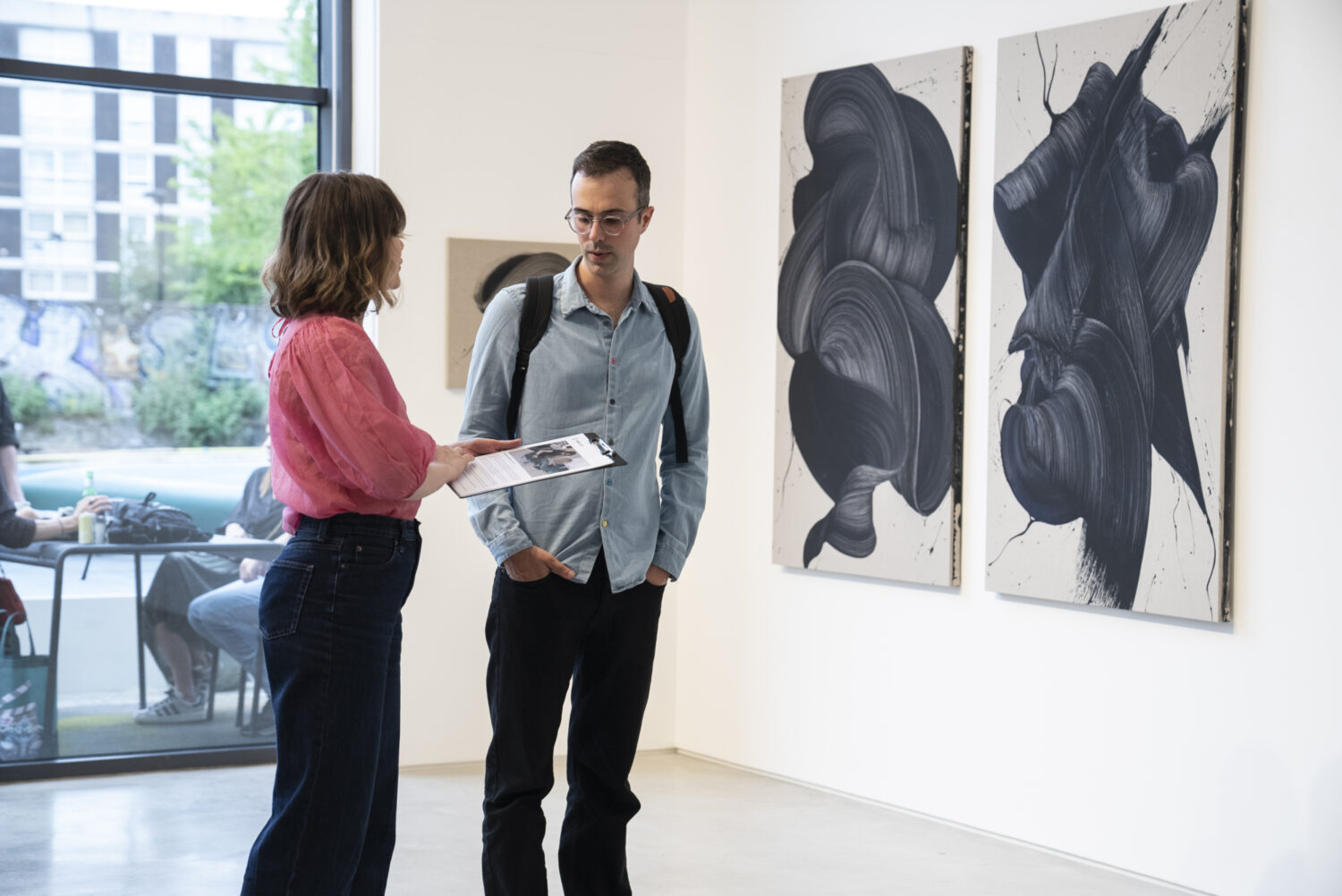 Installation shots of In Flux, Hang-Up Gallery, London, 2025