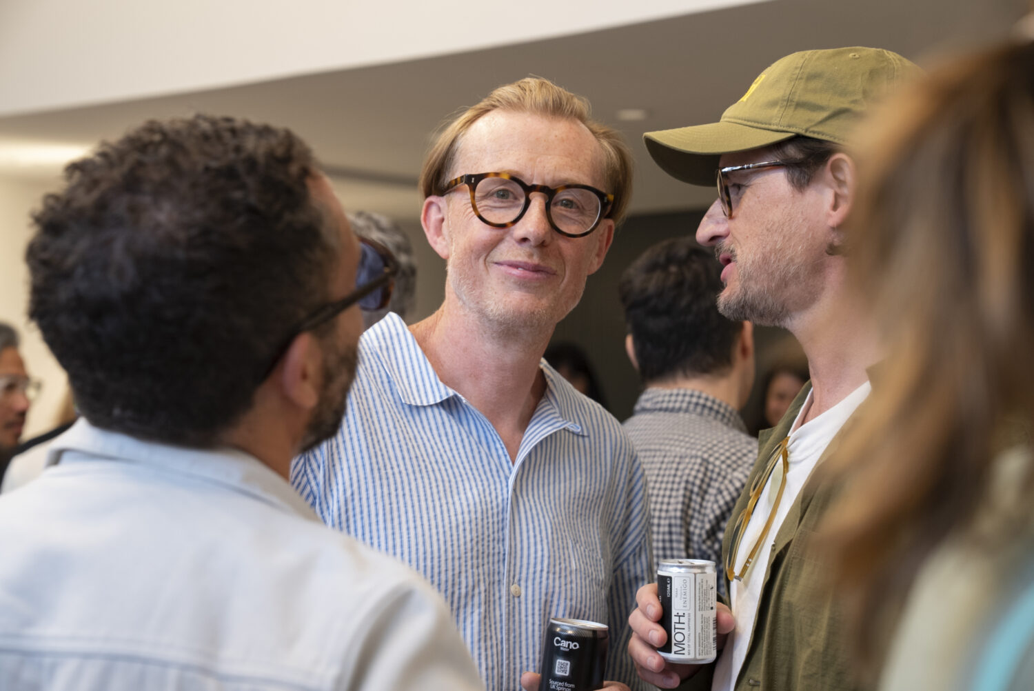 The team enjoying their Moth cocktails