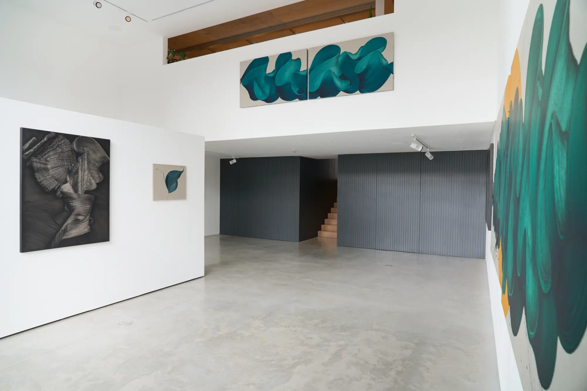 Installation shot of In Flux, Hang-Up Gallery, London, 2025