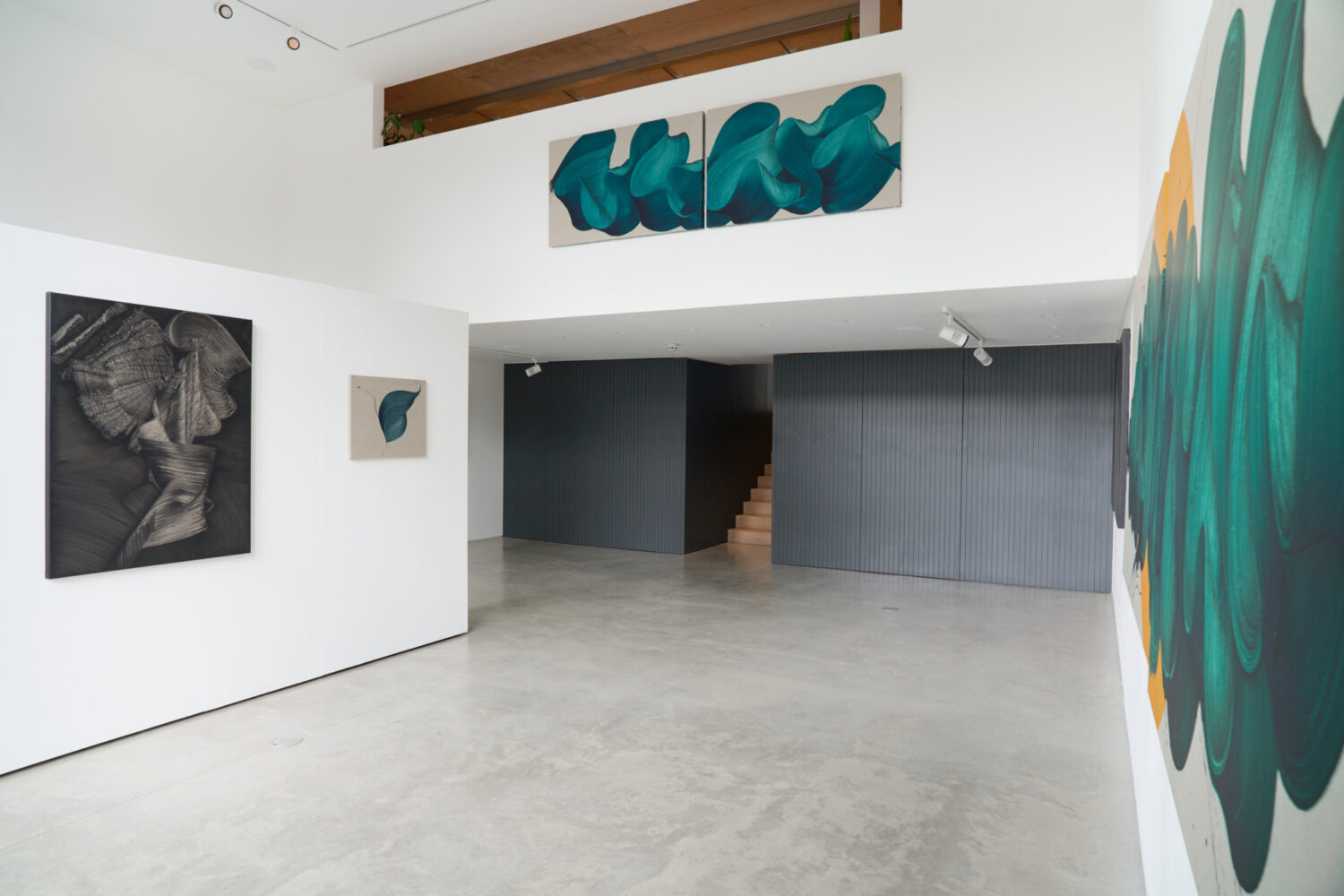 Installation shot of In Flux, Hang-Up Gallery, London, 2025