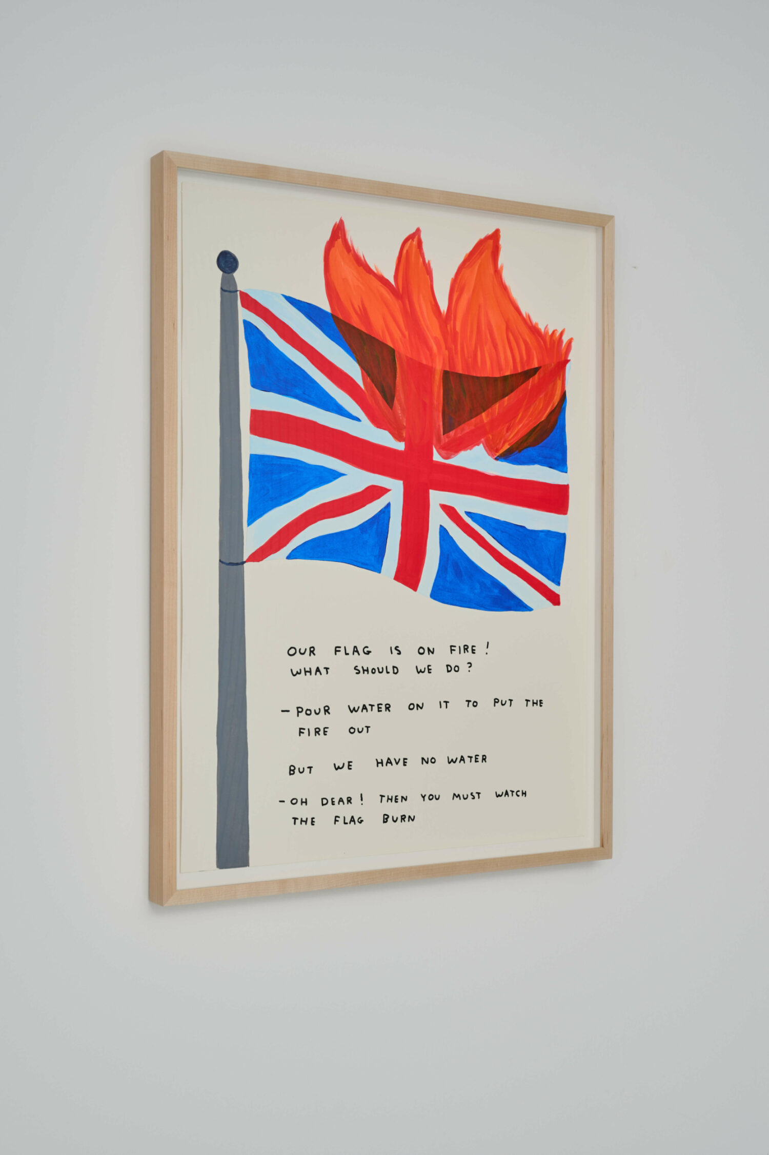 Untitled (Our Flag is on Fire)