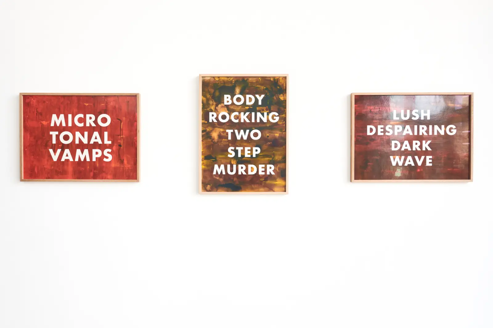 Installation view, PARADISE VERSION, Hang-Up Gallery, London, 2022.