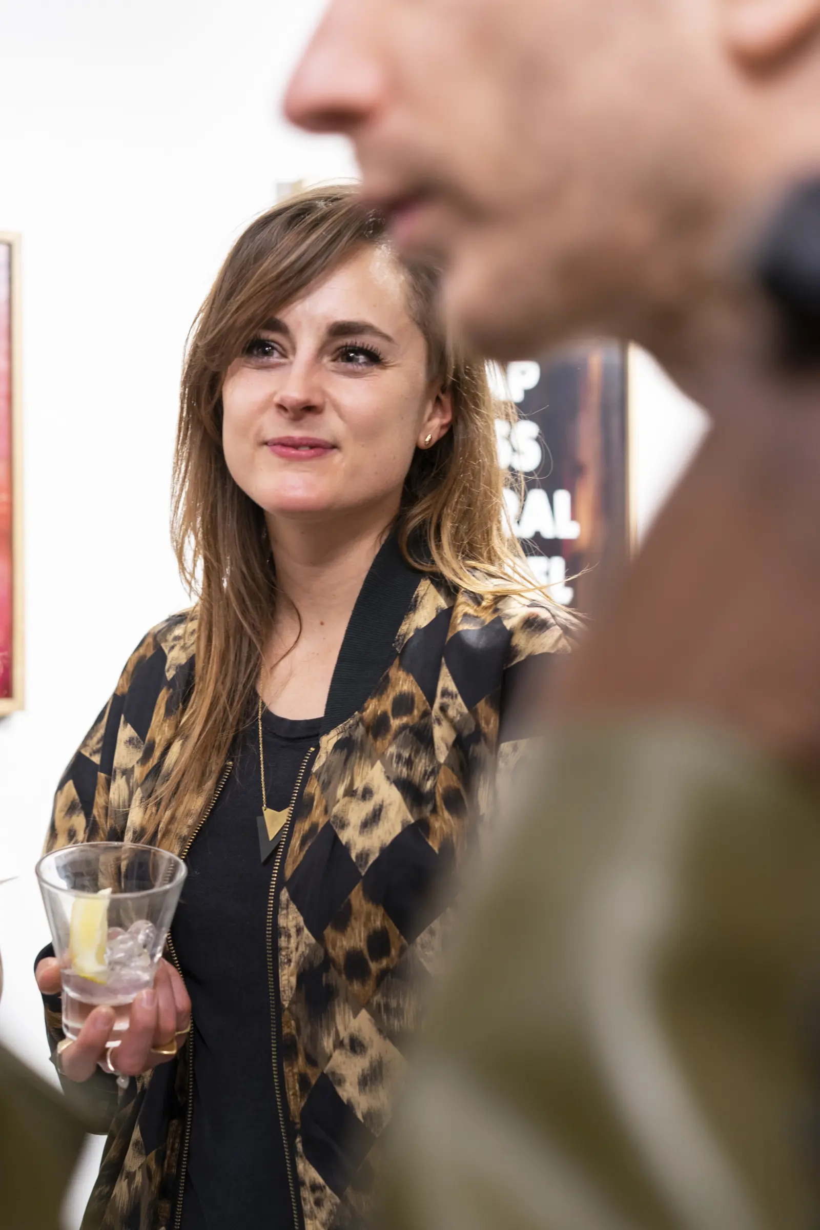 Guests to the private view of PARADISE VERSION.