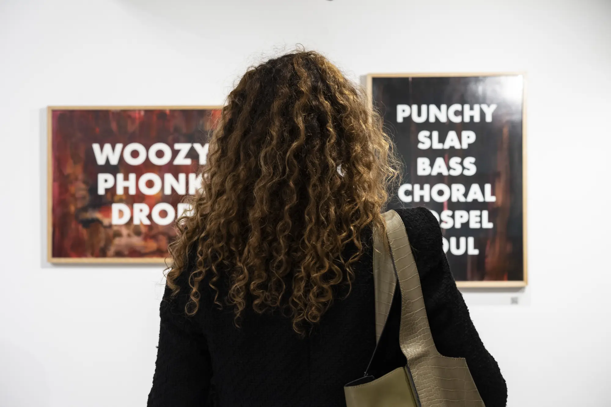 Private view, PARADISE VERSION, Hang-Up Gallery, London, 2022.