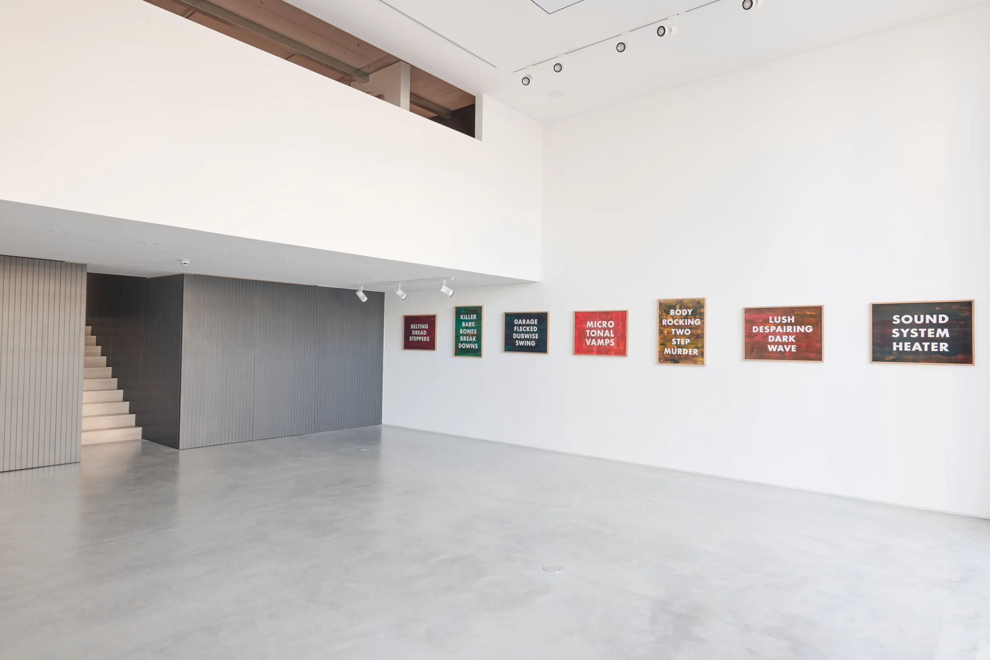 Installation view, PARADISE VERSION, Hang-Up Gallery, London, 2022.
