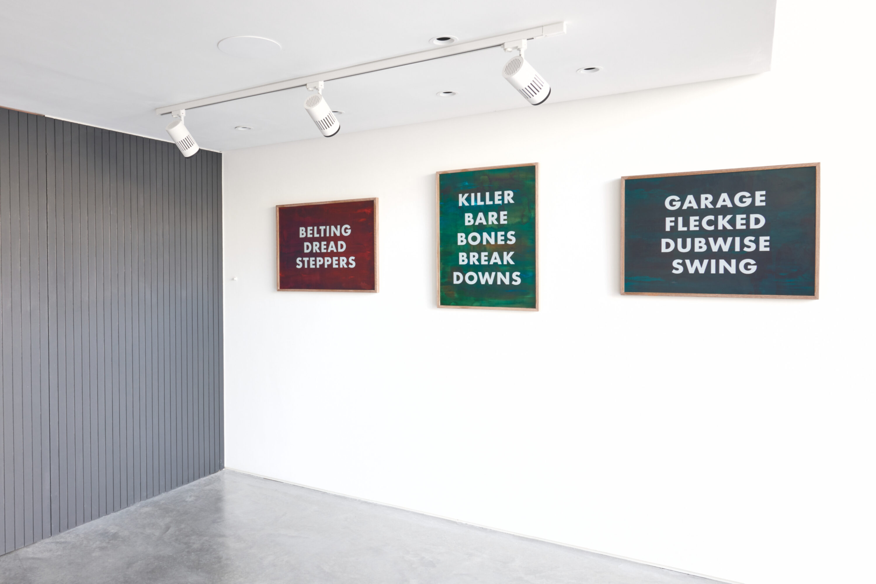 Installation view, PARADISE VERSION, Hang-Up Gallery, London, 2022.