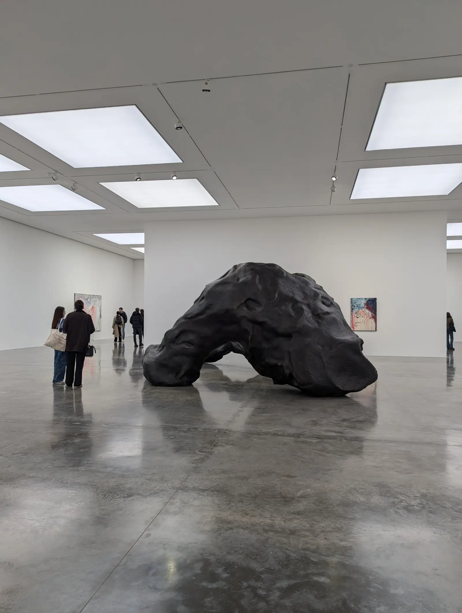 Installation views of I followed you to the end