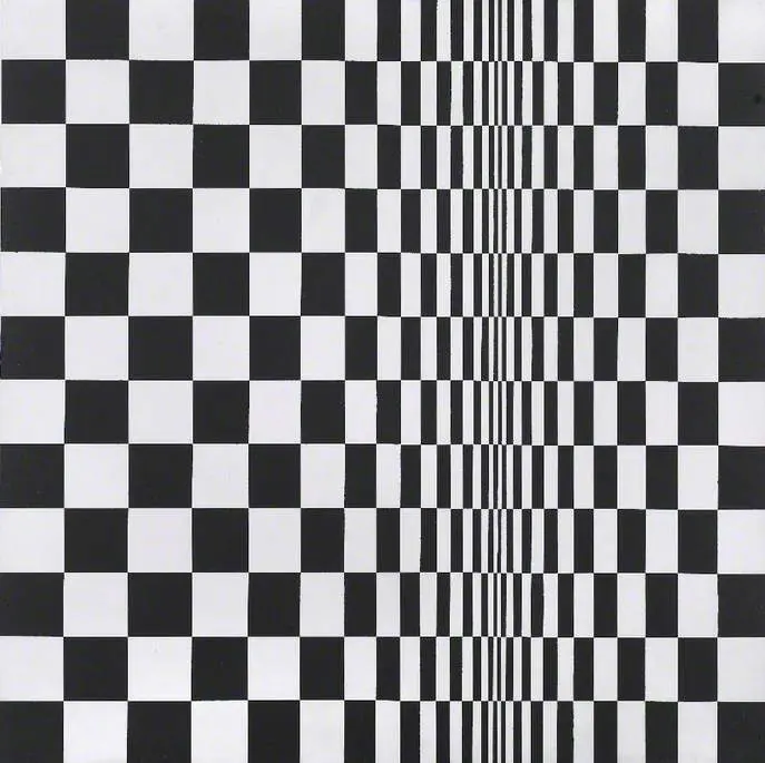 Riley, Bridget; Movement in Squares; Arts Council Collection; http://www.artuk.org/artworks/movement-in-squares-64038