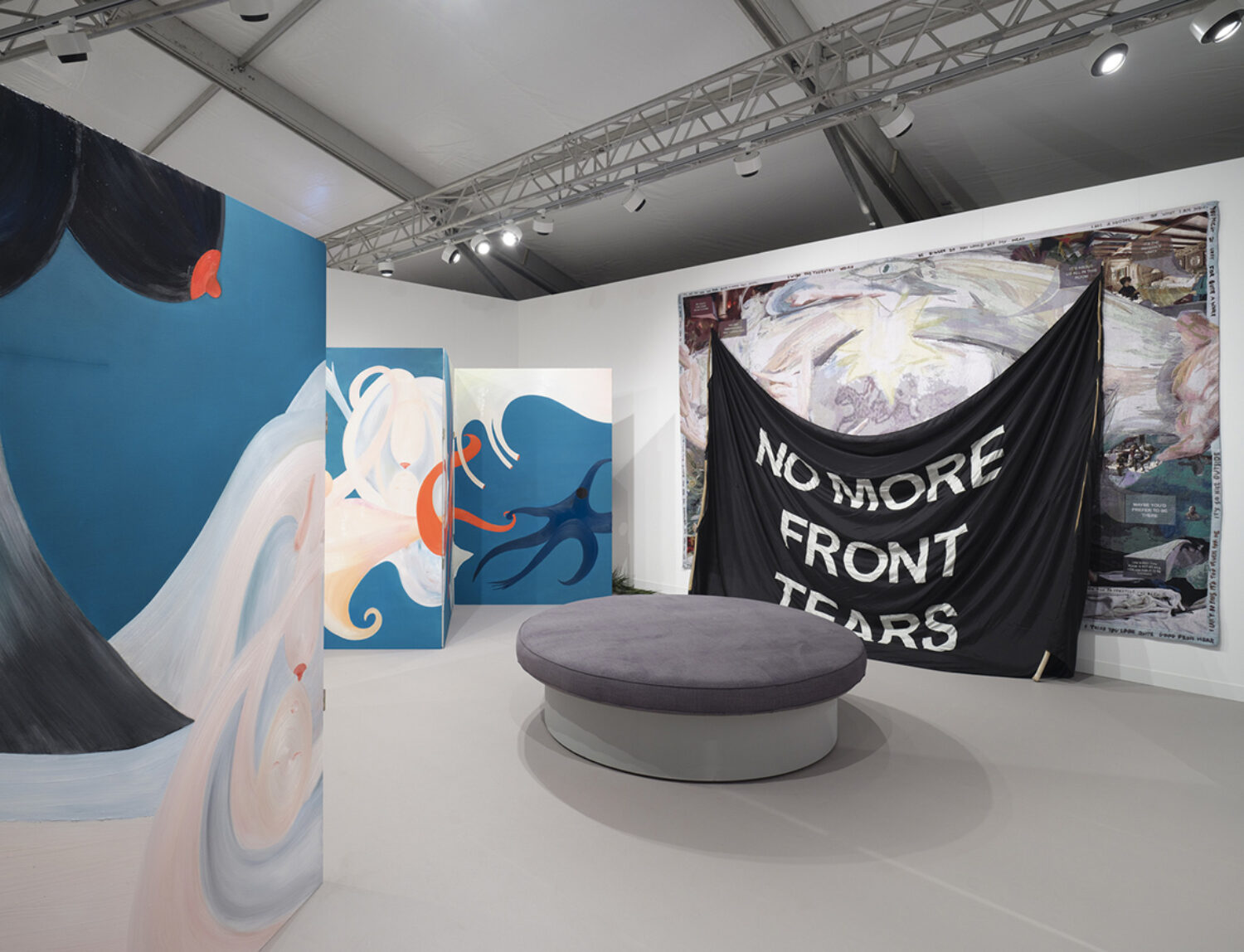 Installation view of Lisson Gallery's booth, Frieze London, 2022.