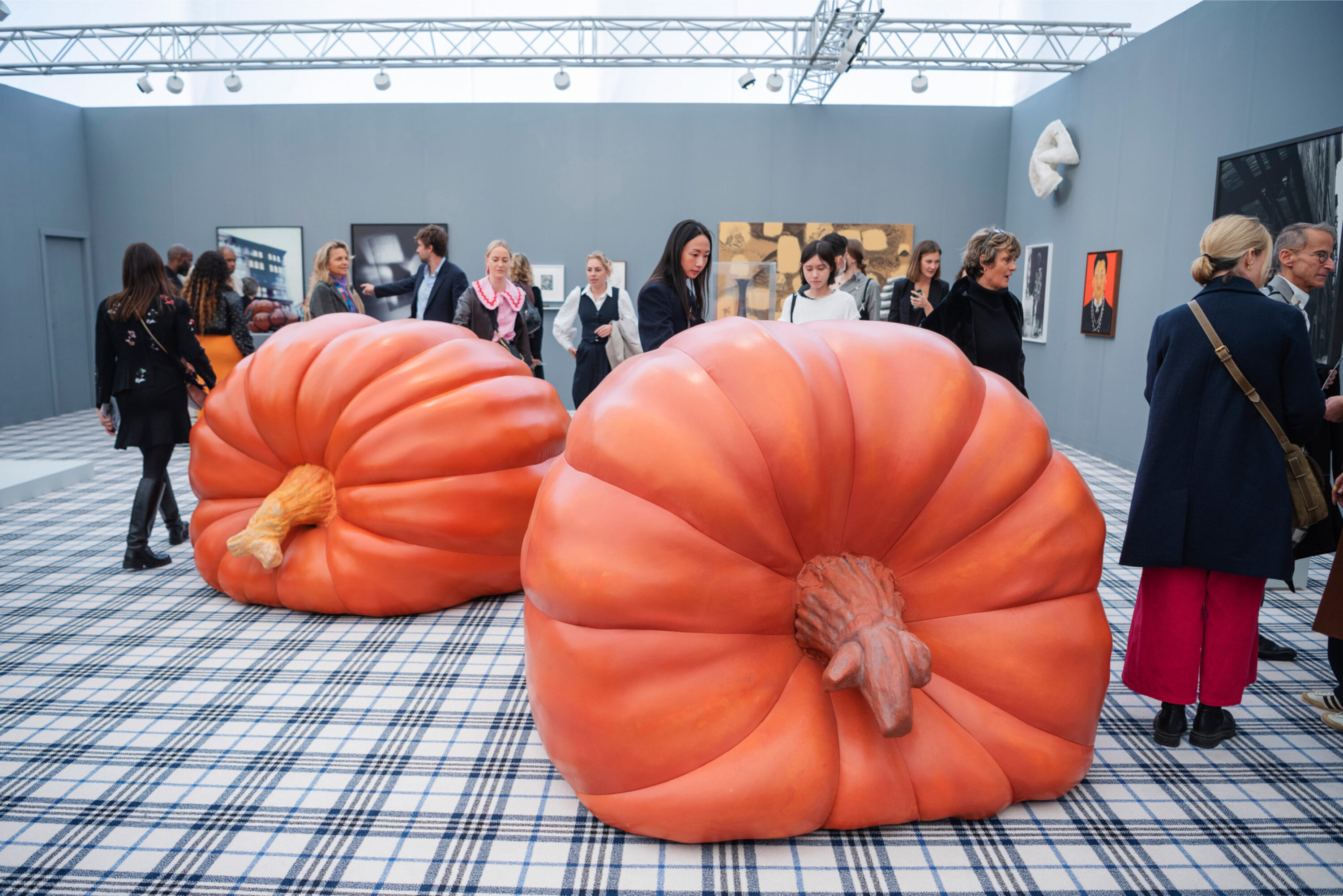 Installation view of Thomas Dane Gallery's winning booth, Frieze London, 2022.