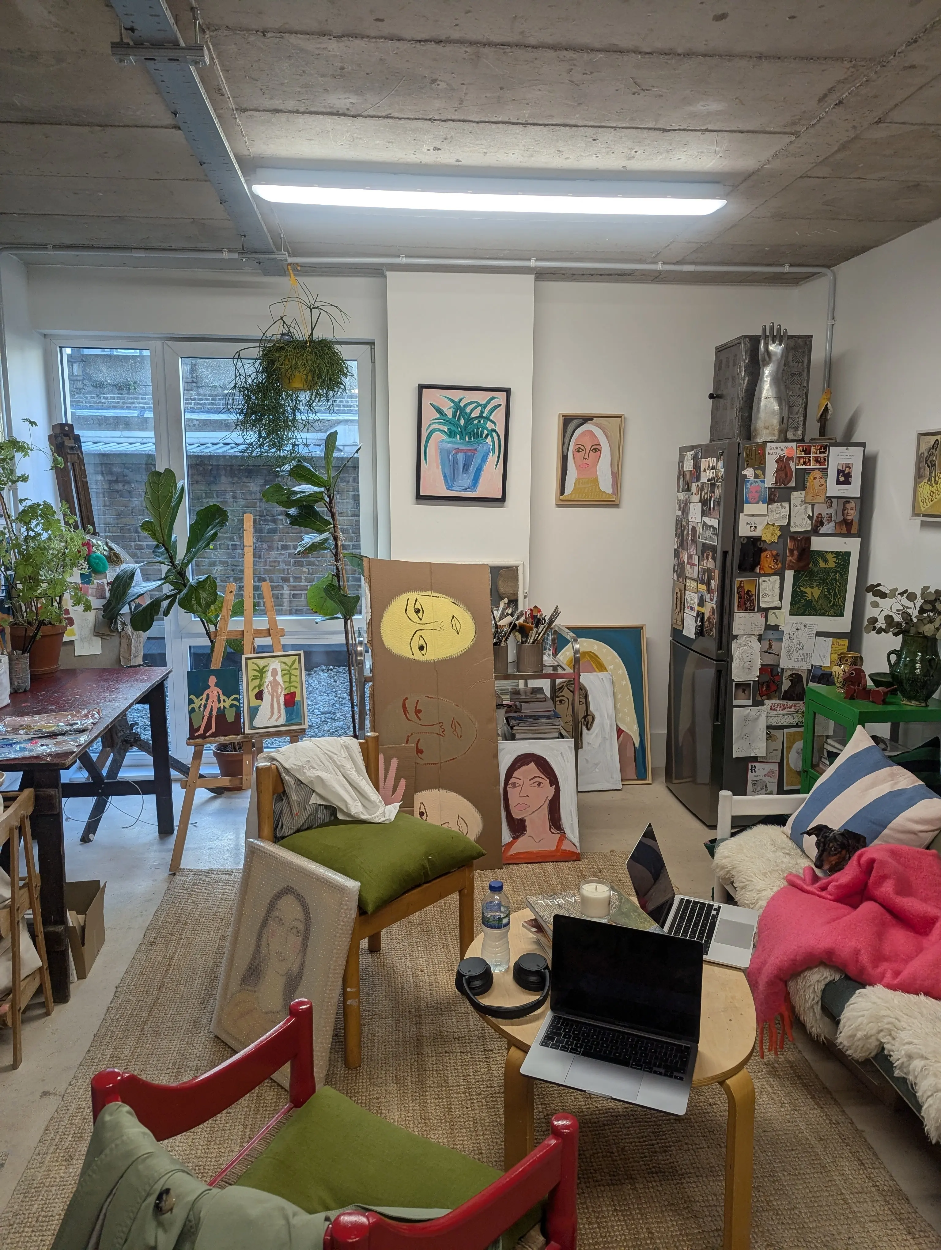 Rusty's studio in Deptford