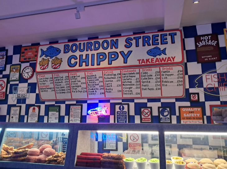 Lucy Sparrow - Bourdon Street Chippy