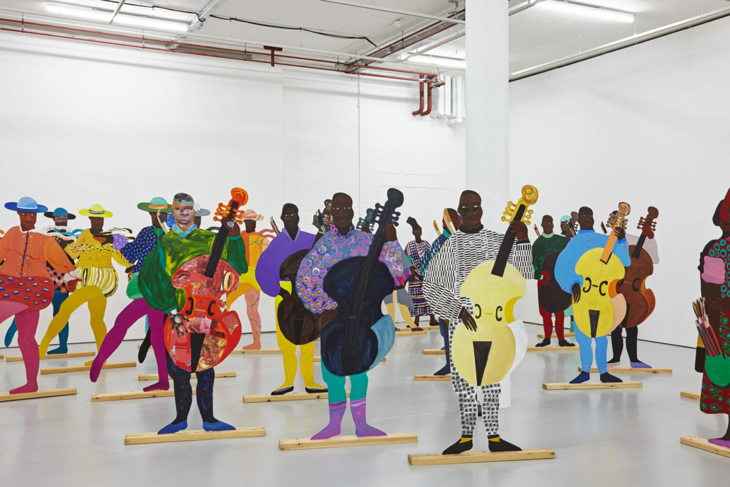 Lubaina Himid's exhibition 'Navigation Charts', 2017.