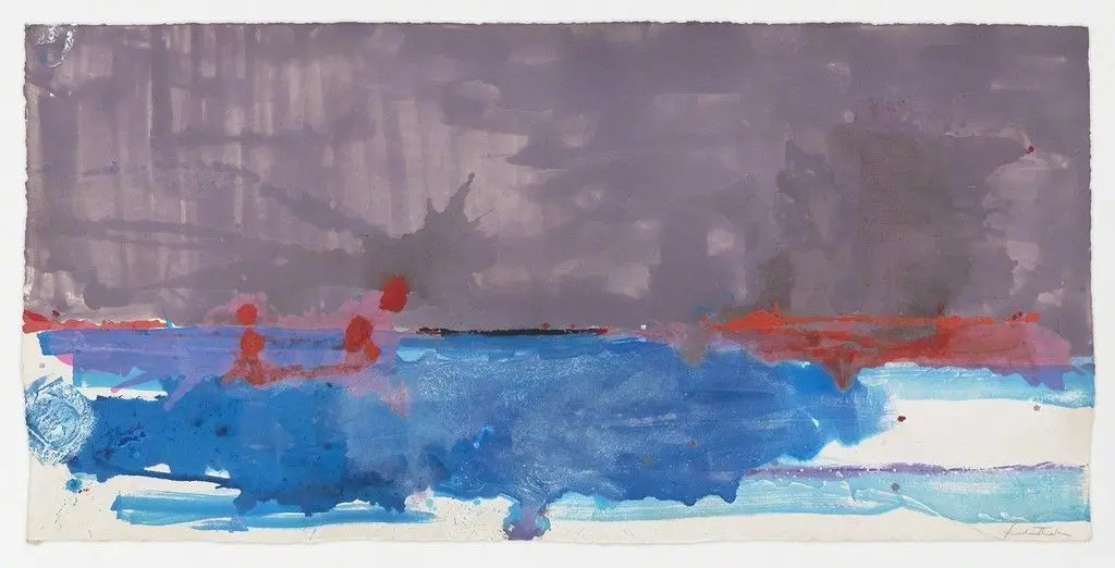 Monotype IX, Monotype on paper, 1987