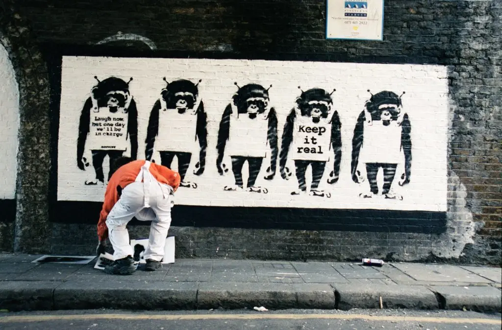 'Untitled 22' from Banksy Captured.