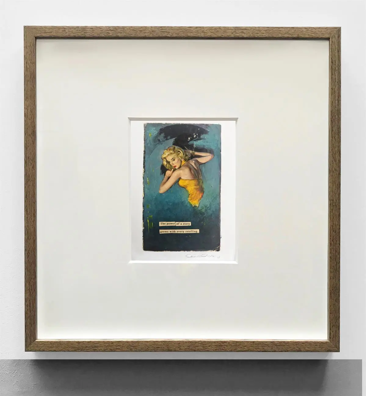 A piece from The Connor Brothers 'Pulp Fiction' series with a window mount