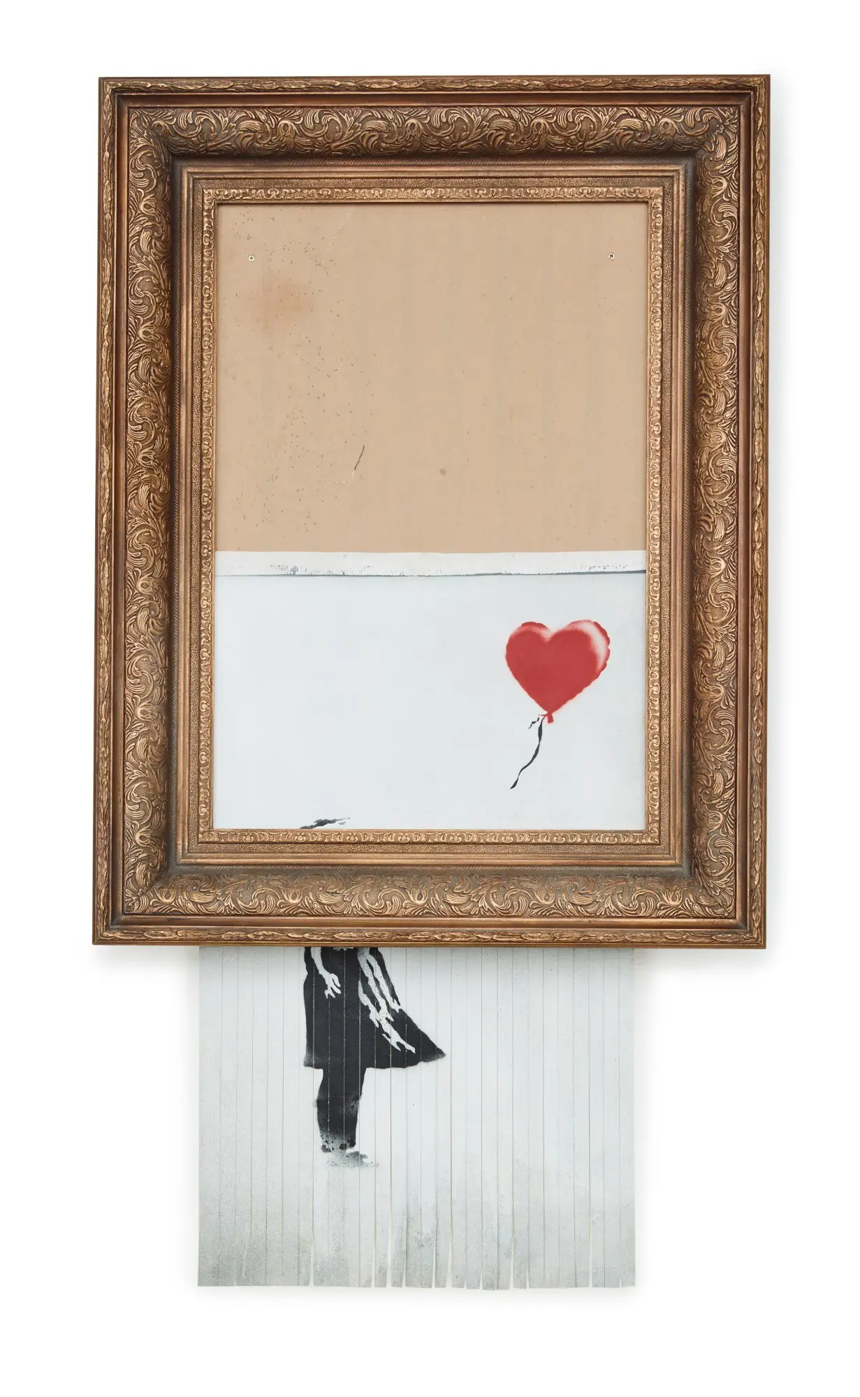 Love Is In the Bin was the first artwork to be created live at auction in 2018.