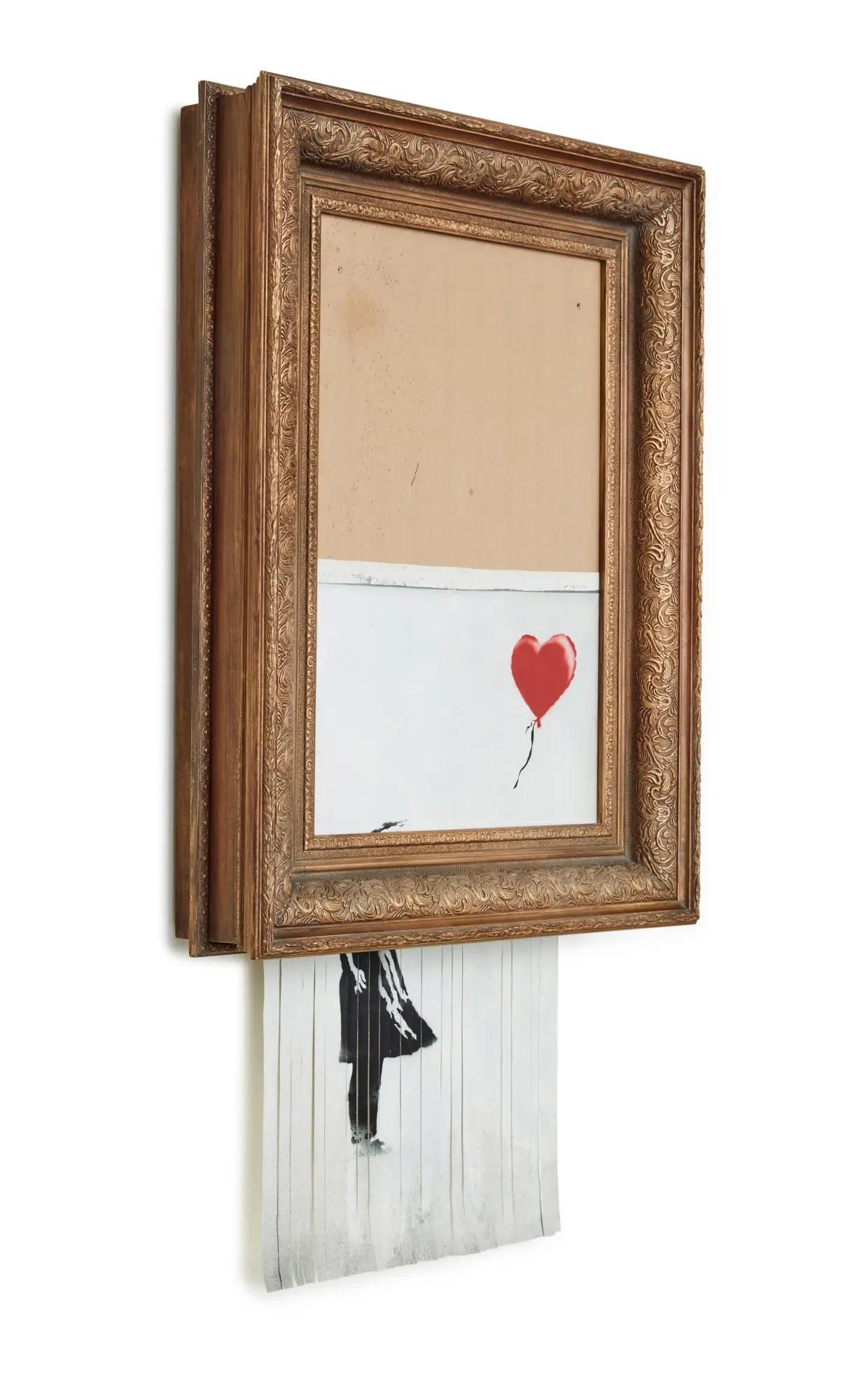 Love Is In the Bin was the first artwork to be created live at auction in 2018.