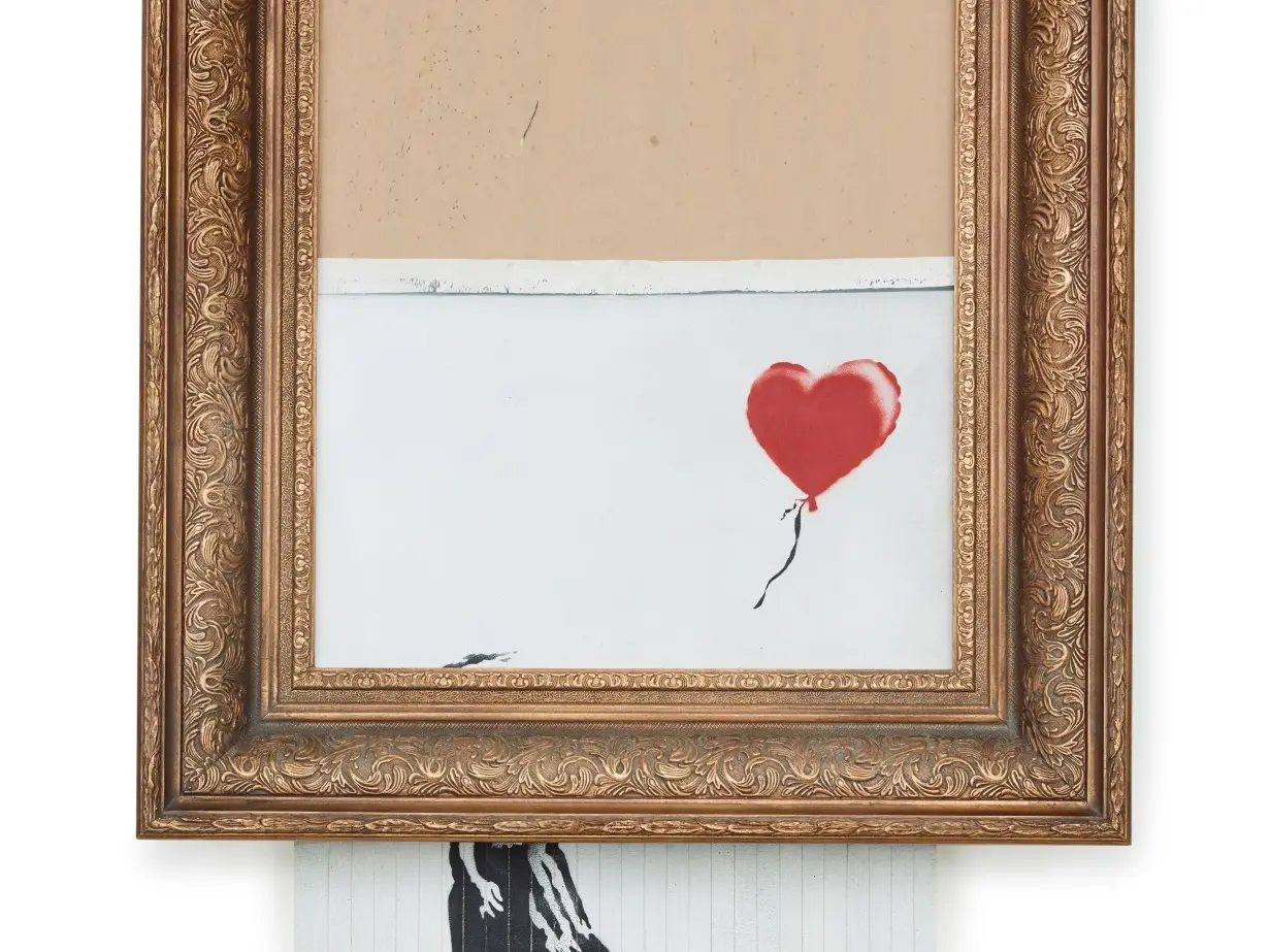 Banksy's Love Is In the Bin Achieves £18,582,000 at Sotheby's