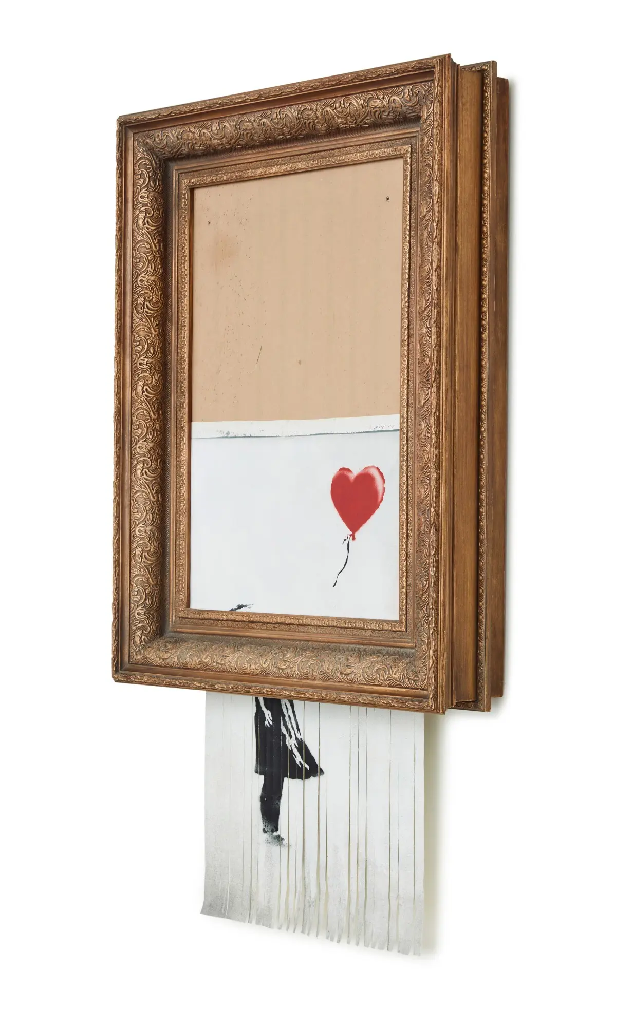 Love Is In the Bin was the first artwork to be created live at auction in 2018.