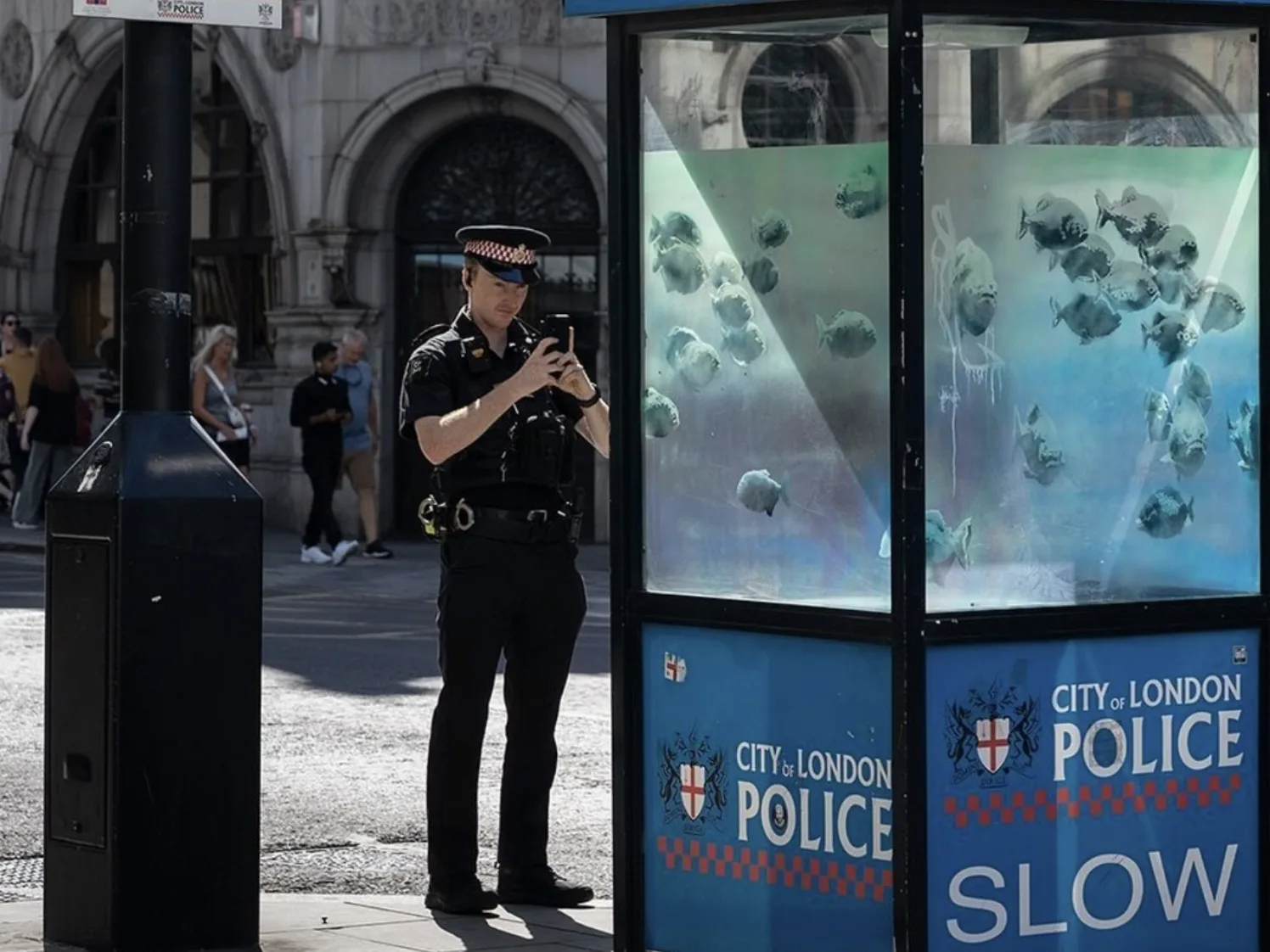 Banksy Piranhas to Move to London Museum