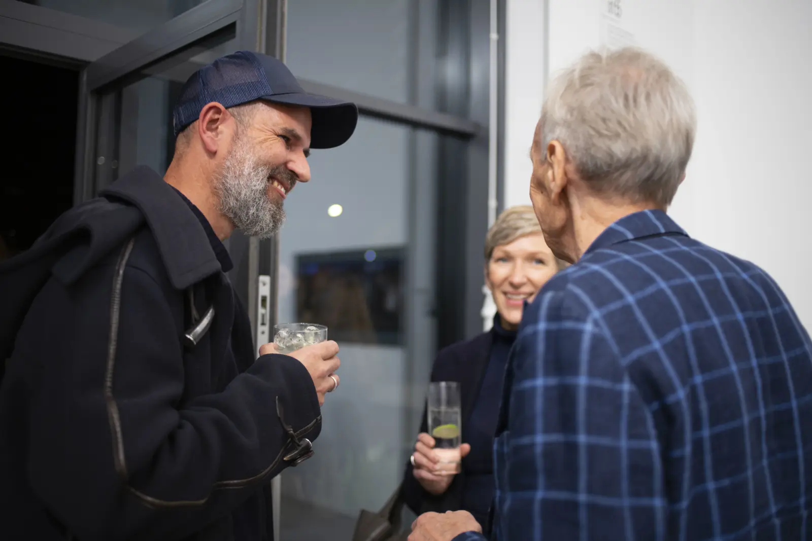 Hang-Up's artists Tim FIshlock and Delphine Lebourgeois also attended the night.