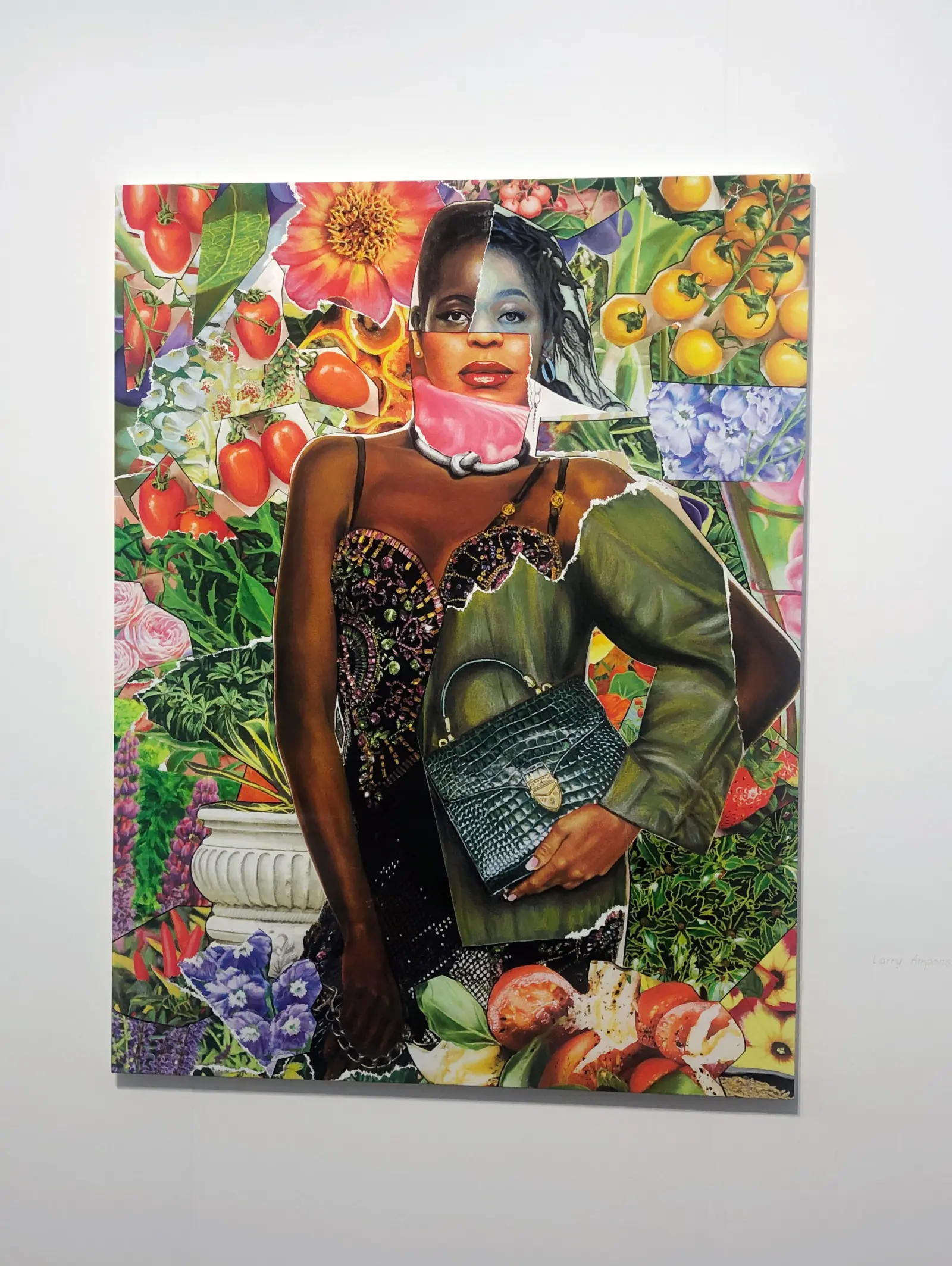 Larry Amponsah, in The Breeder's booth at Frieze London 2022.