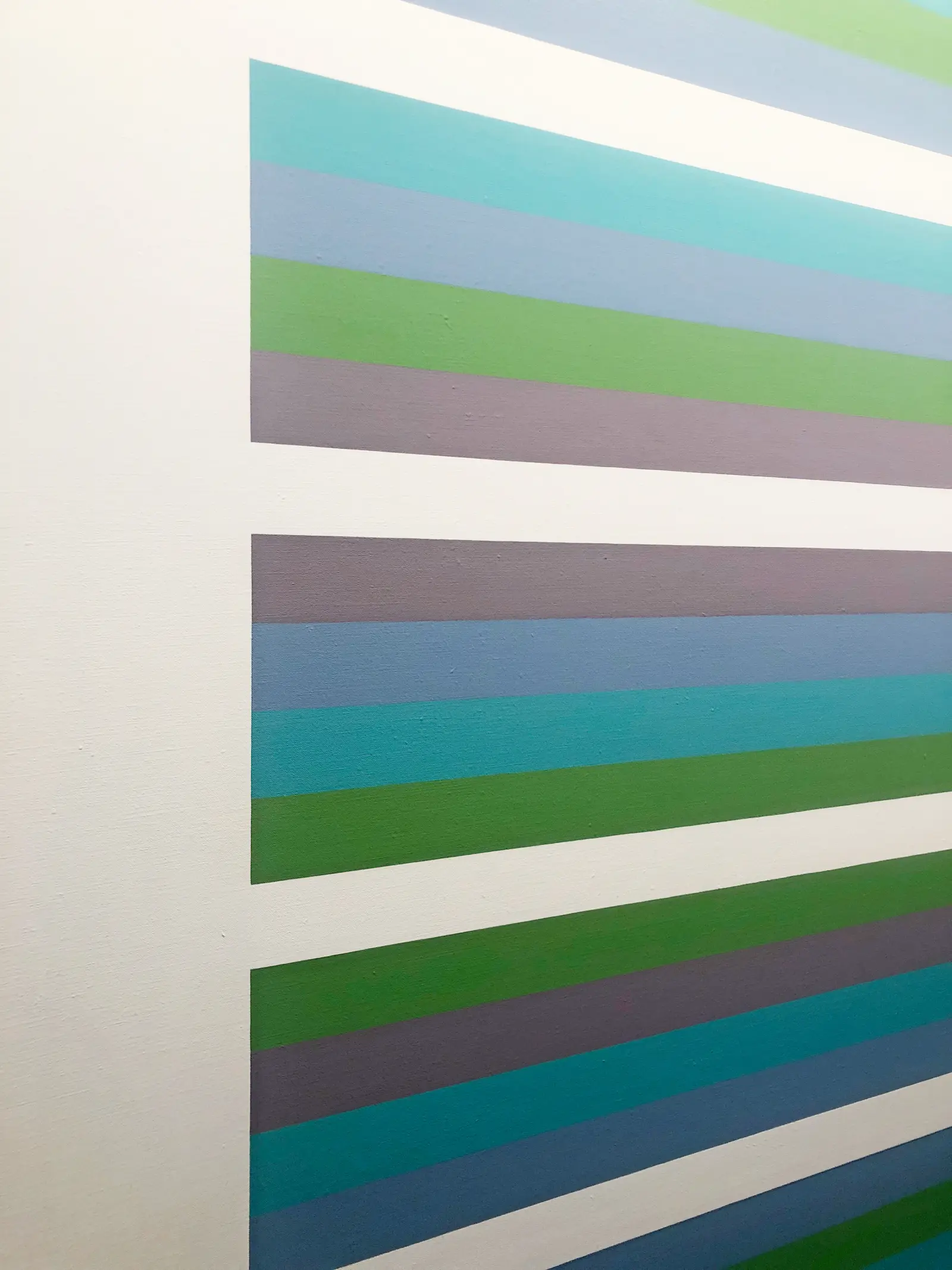 Bridget Riley at David Zwirner's stand and Andi Fischer presented by Sies + Höke.