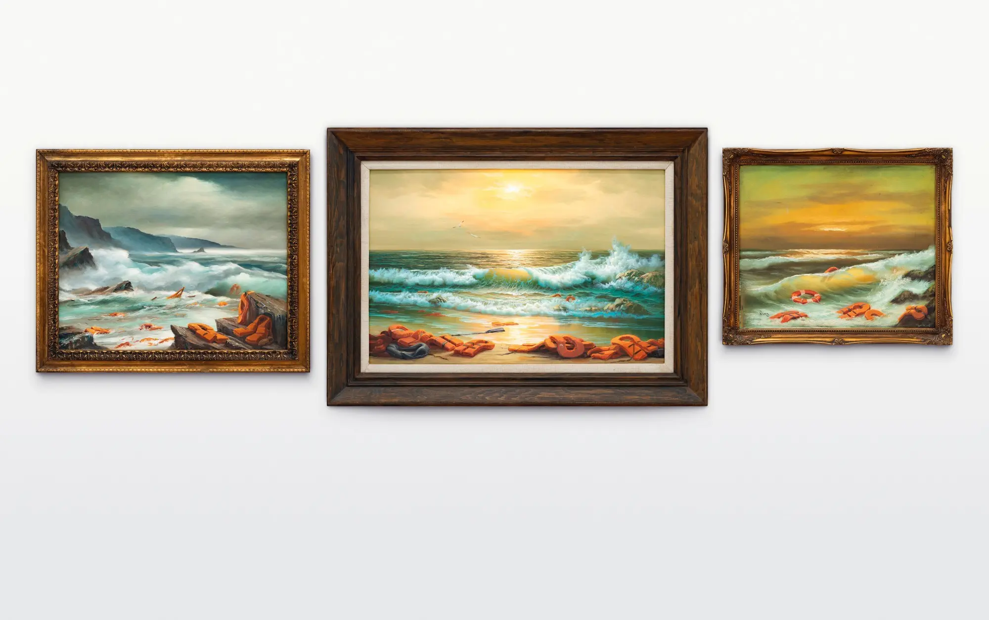 Mediterranean Sea View 2017 by Banksy, 2017