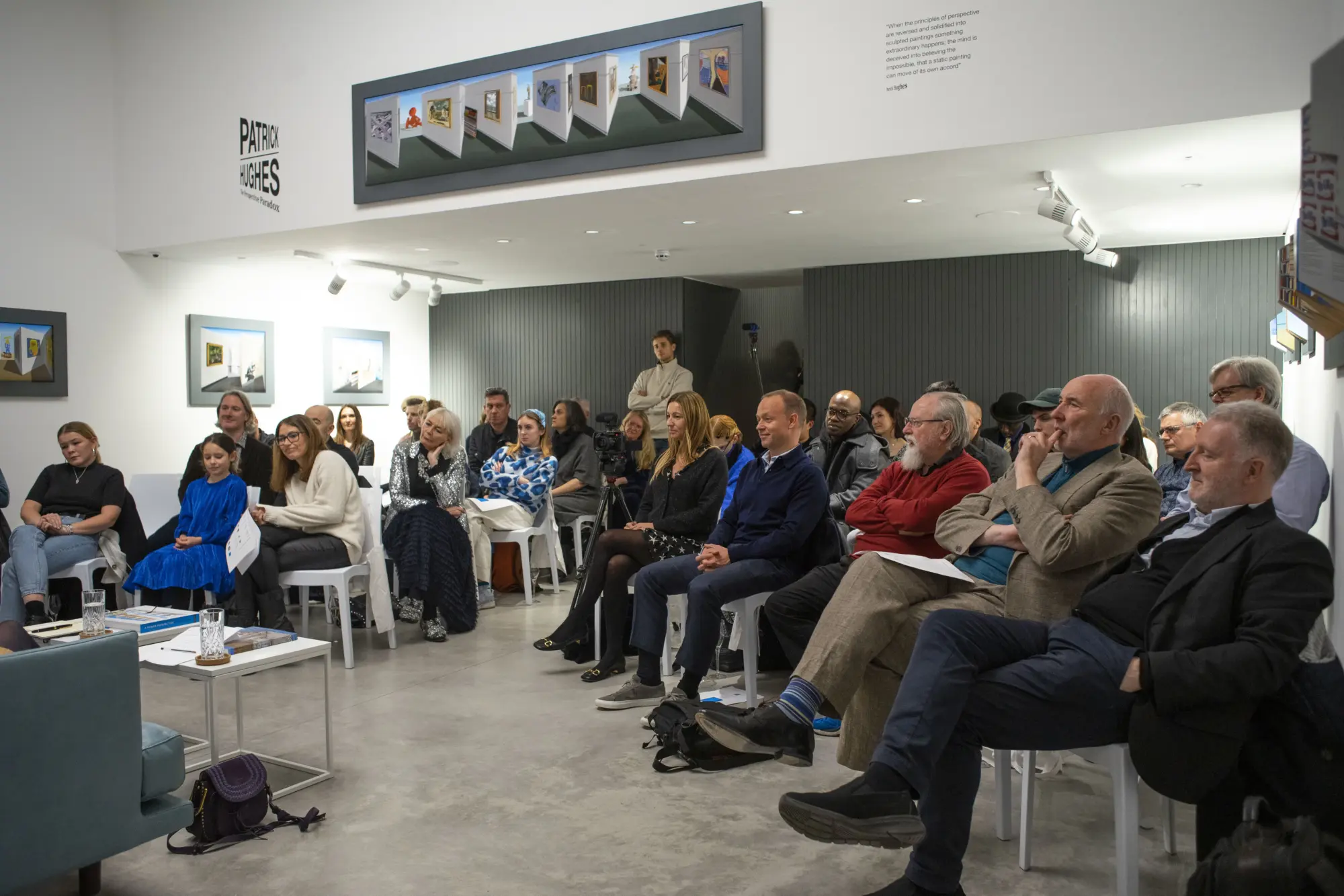 The conversation between Hughes and Millard certainly kept the audience captivated