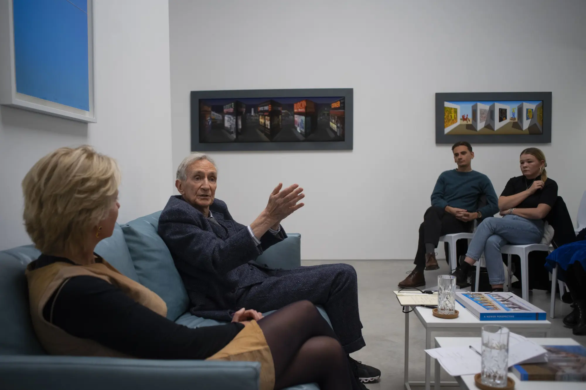 The conversation between Hughes and Millard certainly kept the audience captivated