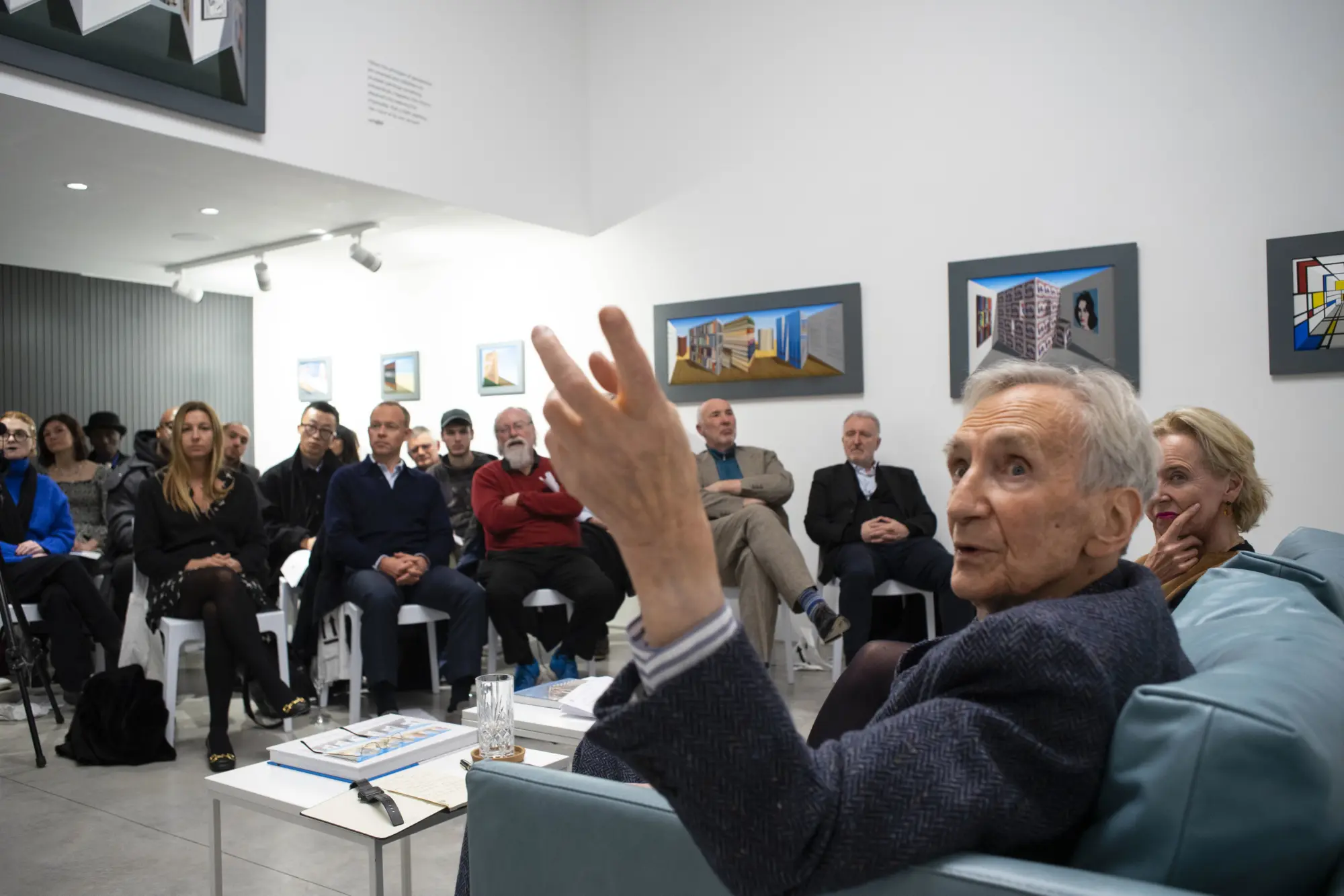 The conversation between Hughes and Millard certainly kept the audience captivated